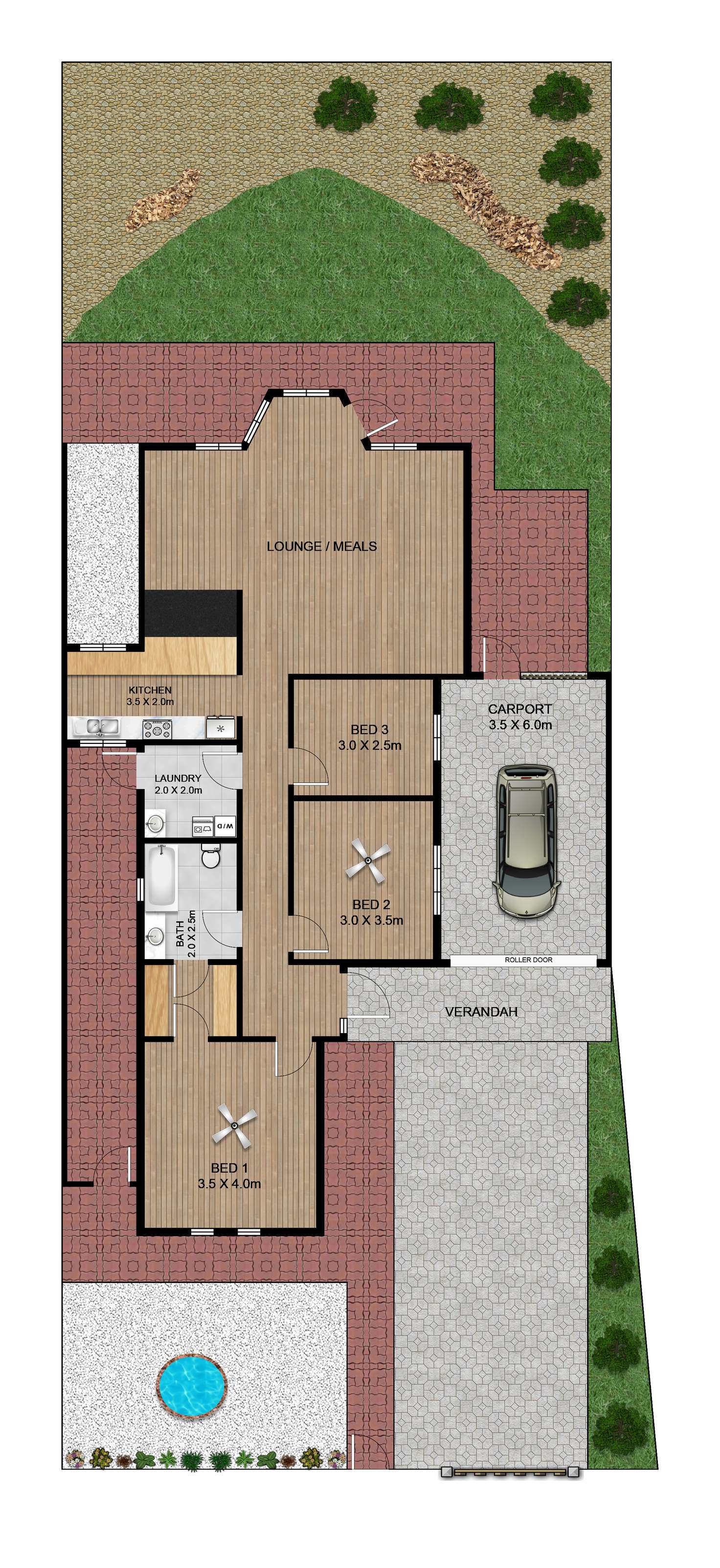 Floorplan of Homely house listing, 46 Bagot Ave, Mile End SA 5031