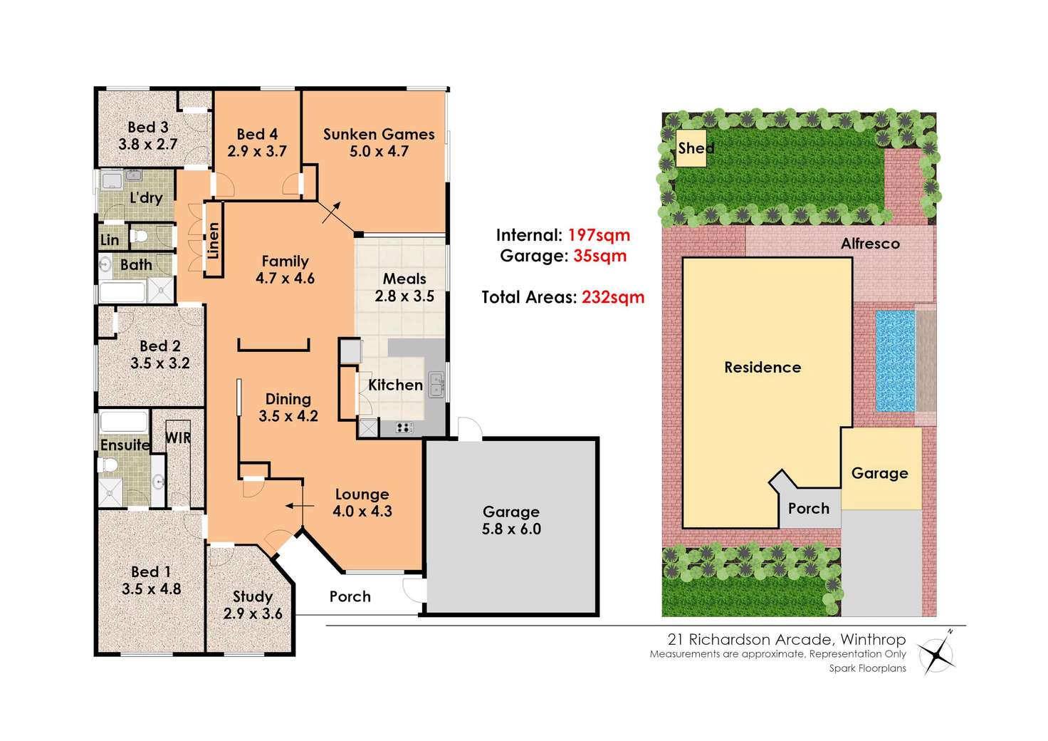 Floorplan of Homely house listing, 21 Richardson Arcade, Winthrop WA 6150