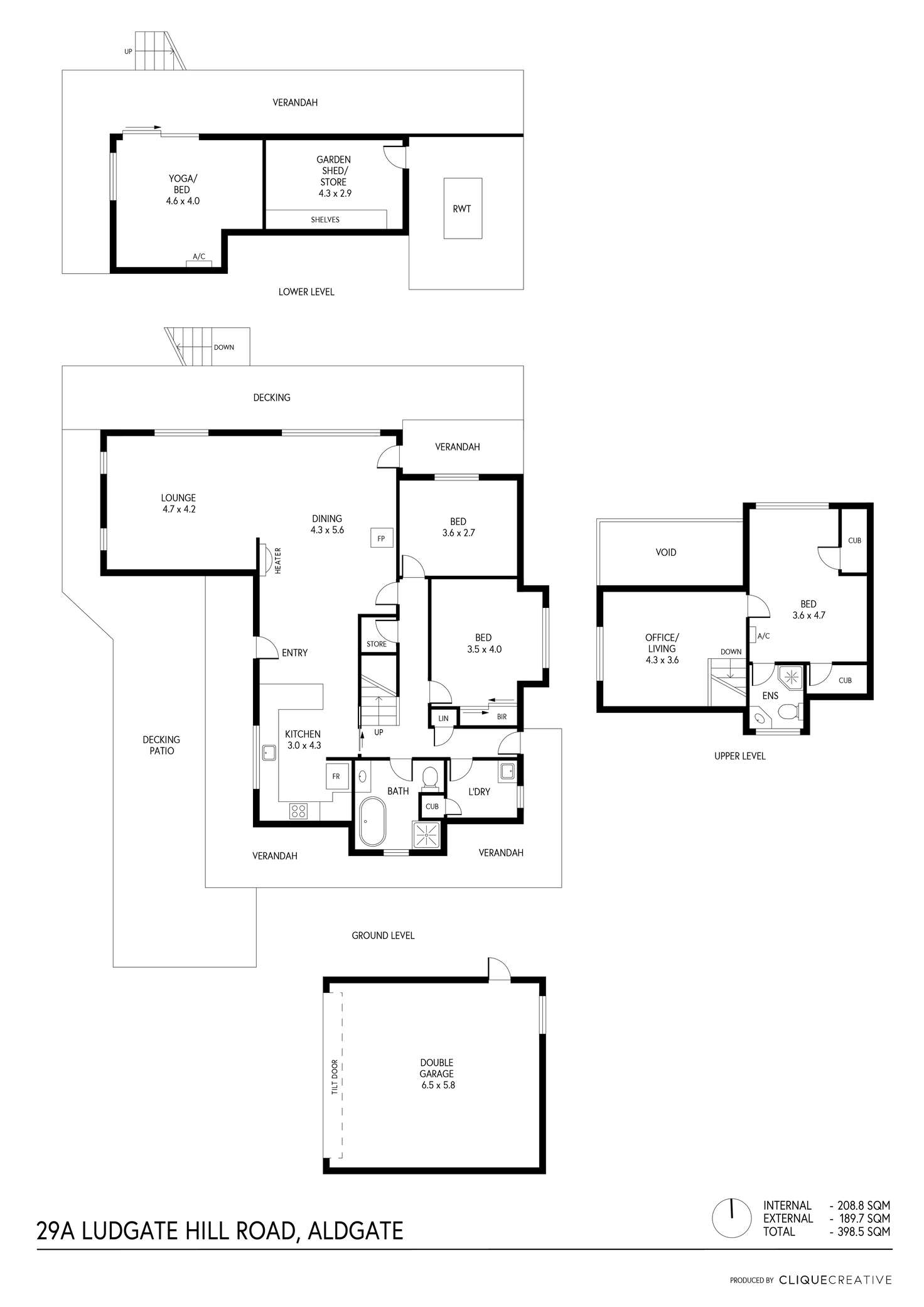 Floorplan of Homely house listing, 29a Ludgate Hill Road, Aldgate SA 5154