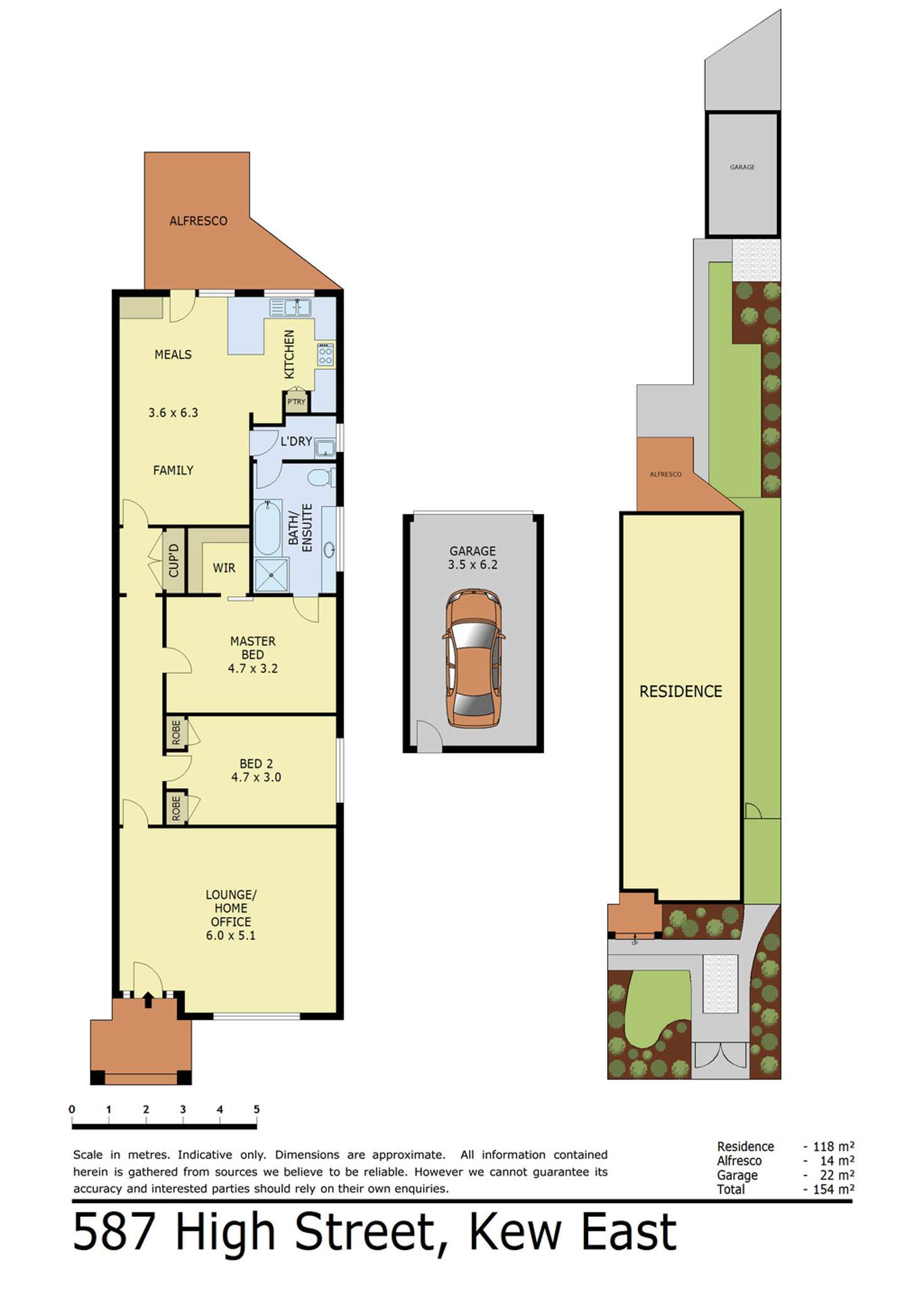 Floorplan of Homely house listing, 587 High Street, Kew East VIC 3102