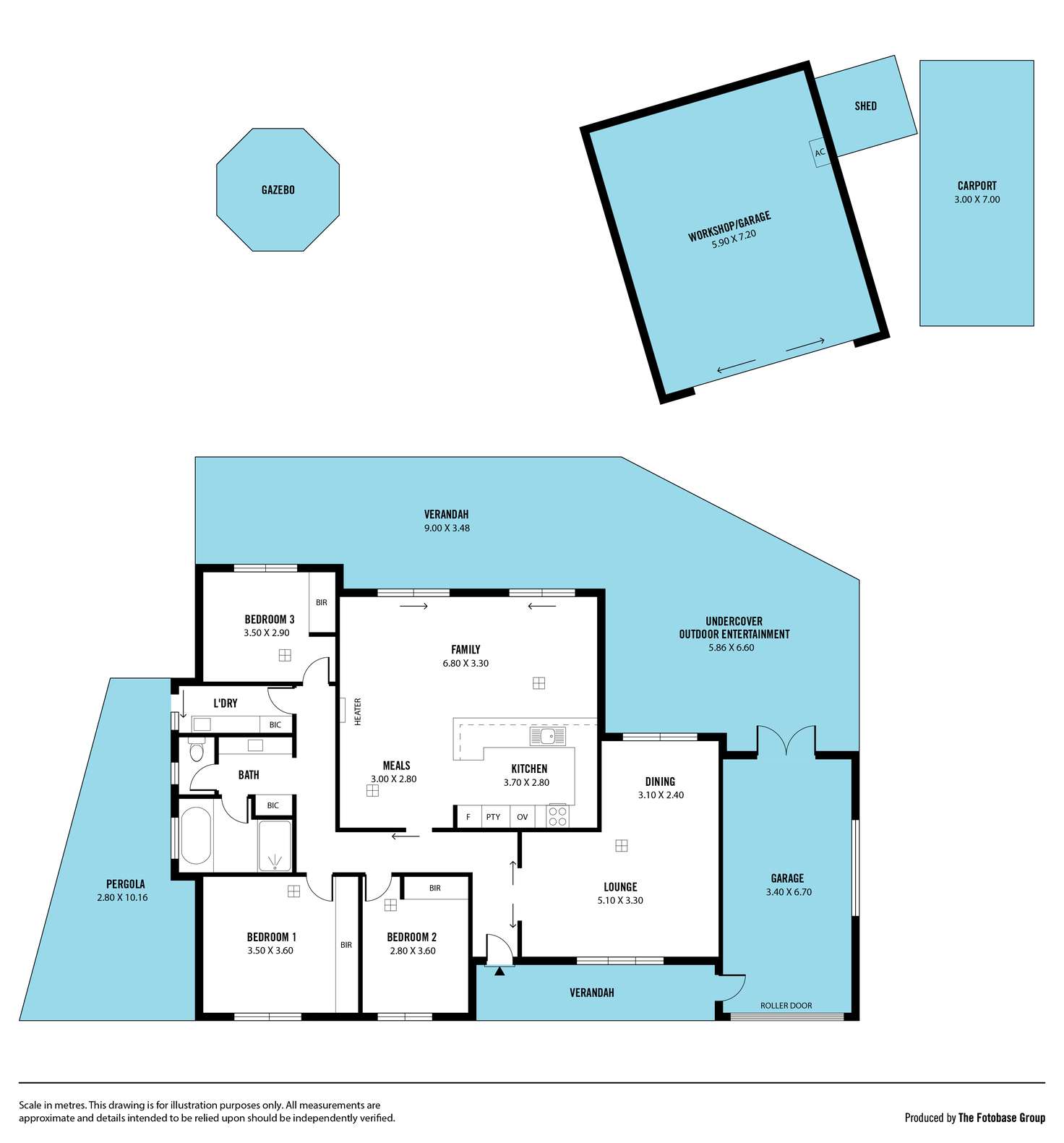 Floorplan of Homely house listing, 4 Malvern Way, Onkaparinga Hills SA 5163