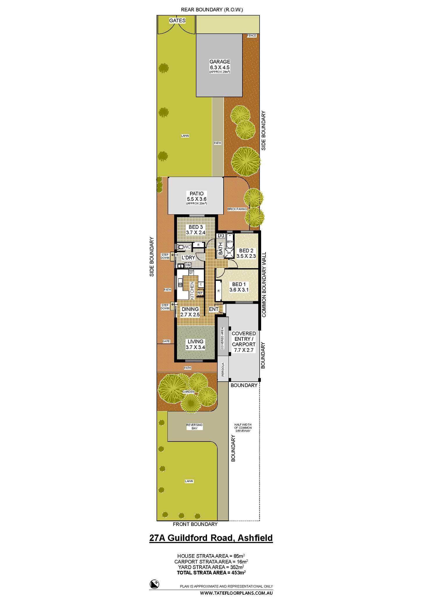 Floorplan of Homely house listing, 27A Guildford Road, Ashfield WA 6054