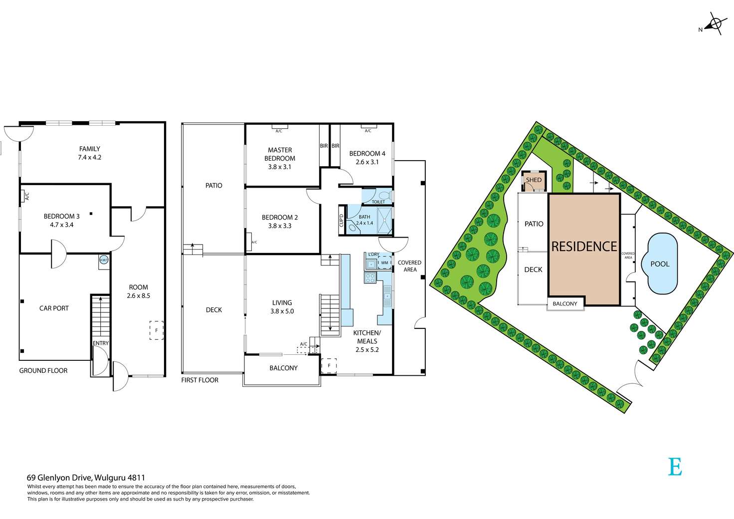 Floorplan of Homely house listing, 69 Glenlyon Drive, Wulguru QLD 4811