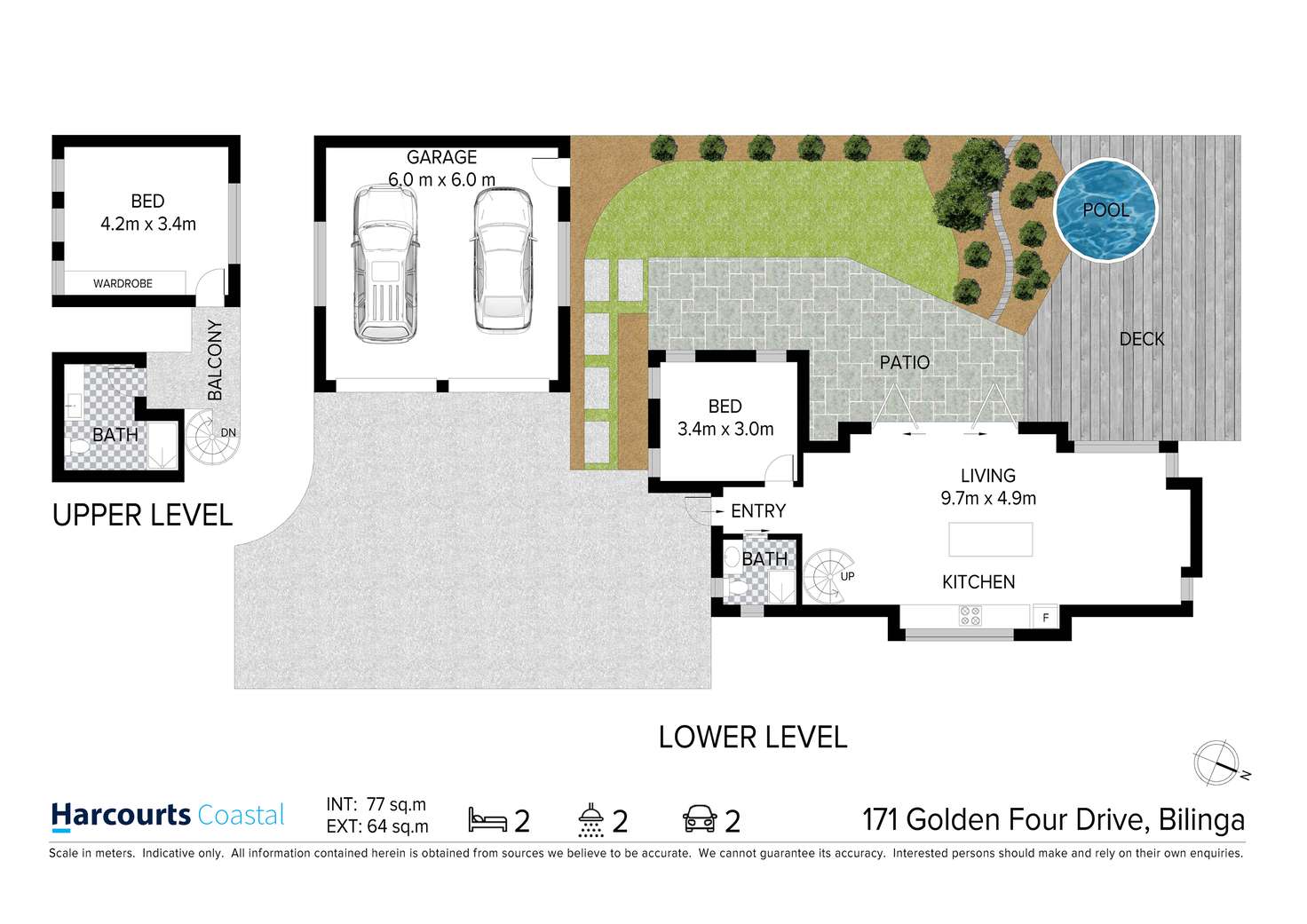 Floorplan of Homely house listing, 171a Golden Four Drive, Bilinga QLD 4225