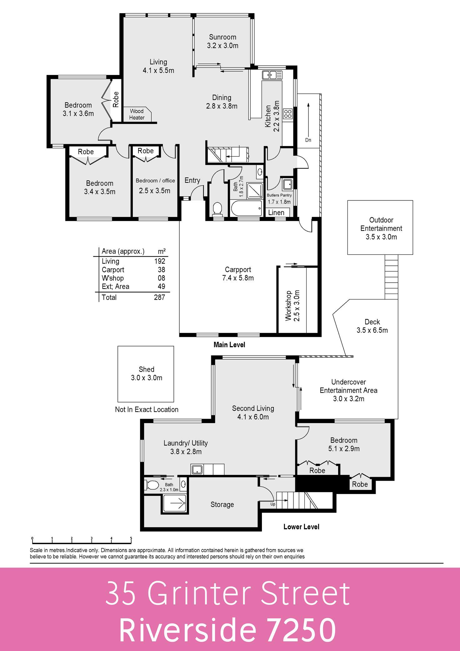 Floorplan of Homely house listing, 35 Grinter Street, Riverside TAS 7250