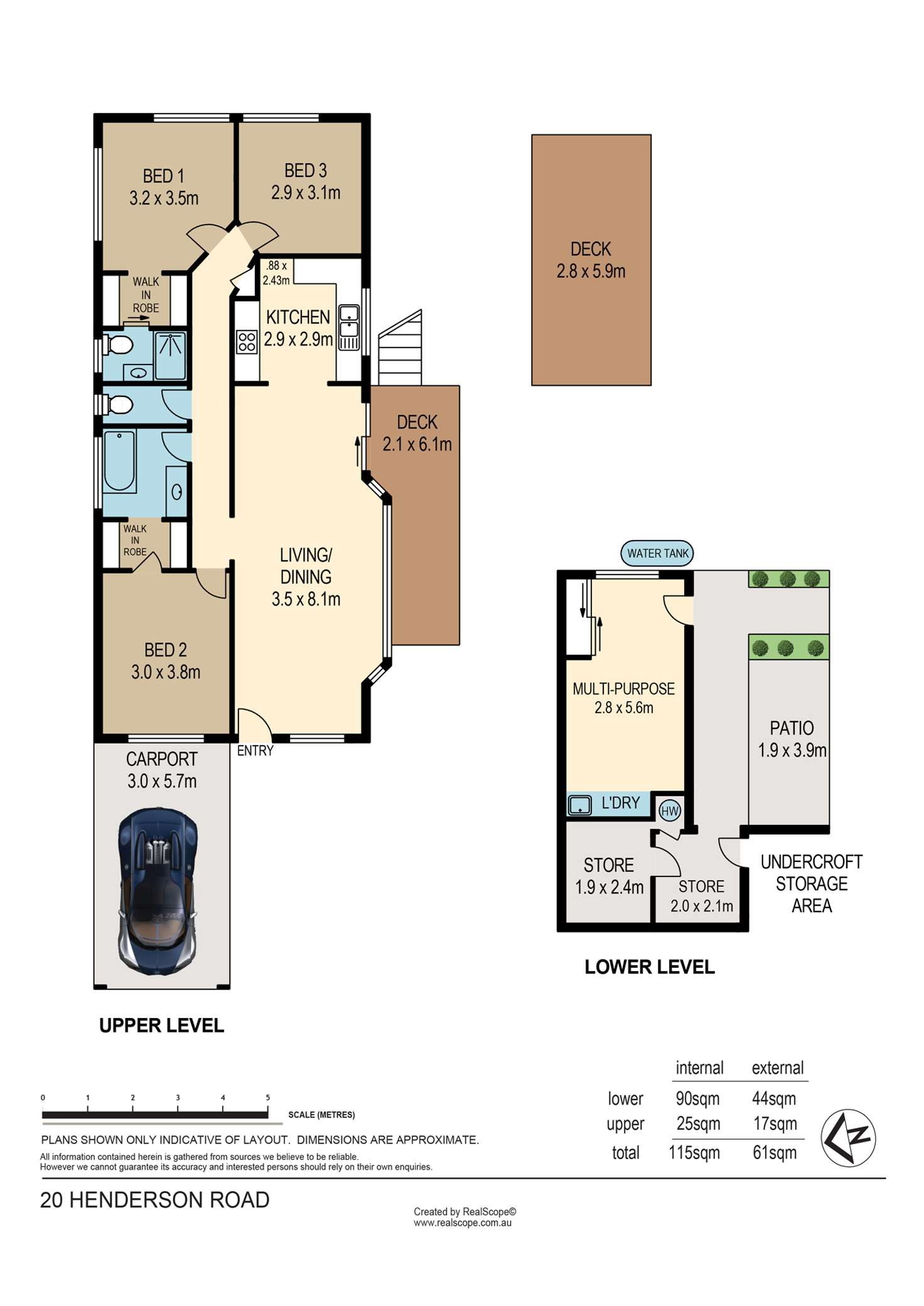 Floorplan of Homely house listing, 20 Henderson Road, Everton Hills QLD 4053