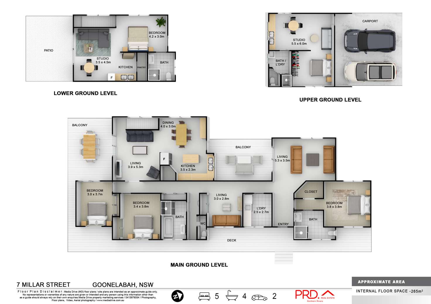 Floorplan of Homely house listing, 7 Millar Street, Goonellabah NSW 2480