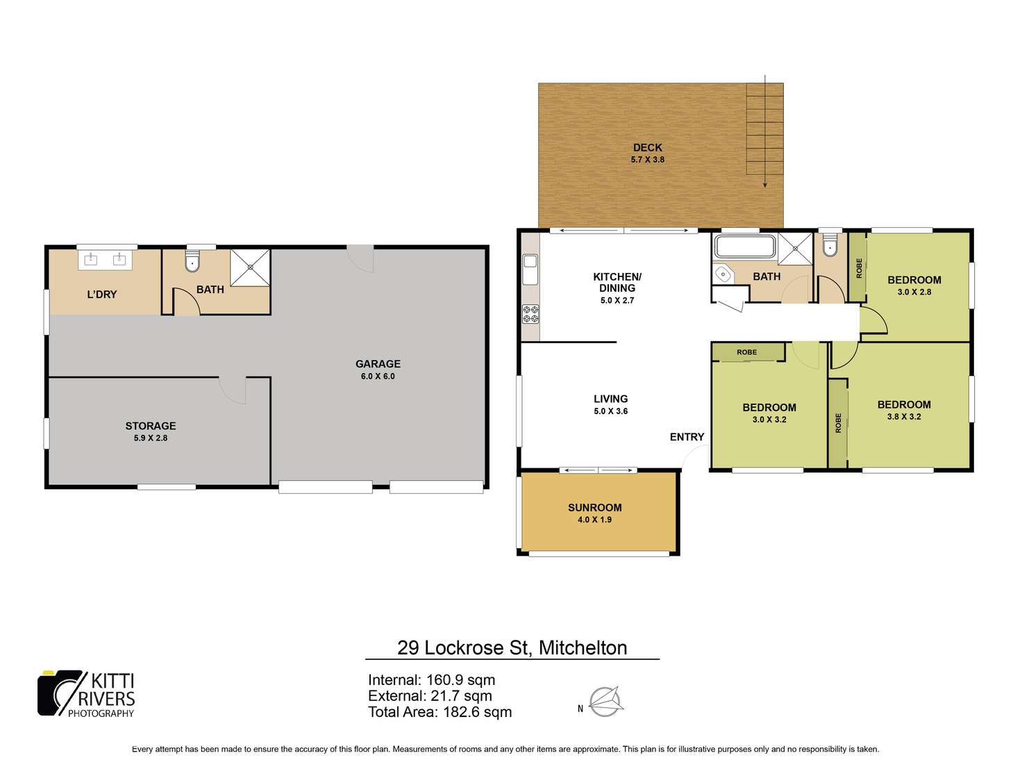 Floorplan of Homely house listing, 29 Lockrose Street, Mitchelton QLD 4053