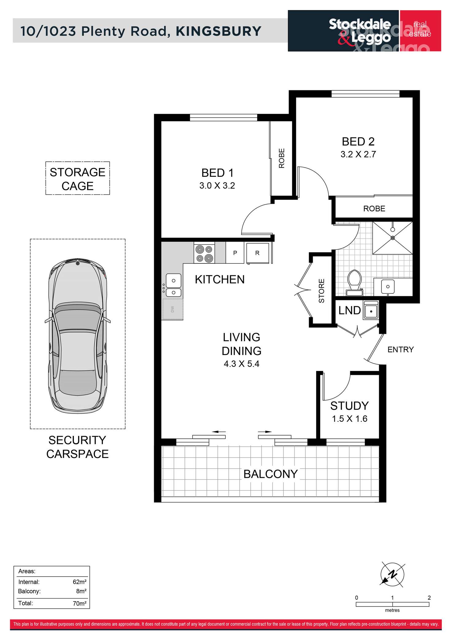 Floorplan of Homely apartment listing, 10/1023 Plenty Road, Kingsbury VIC 3083