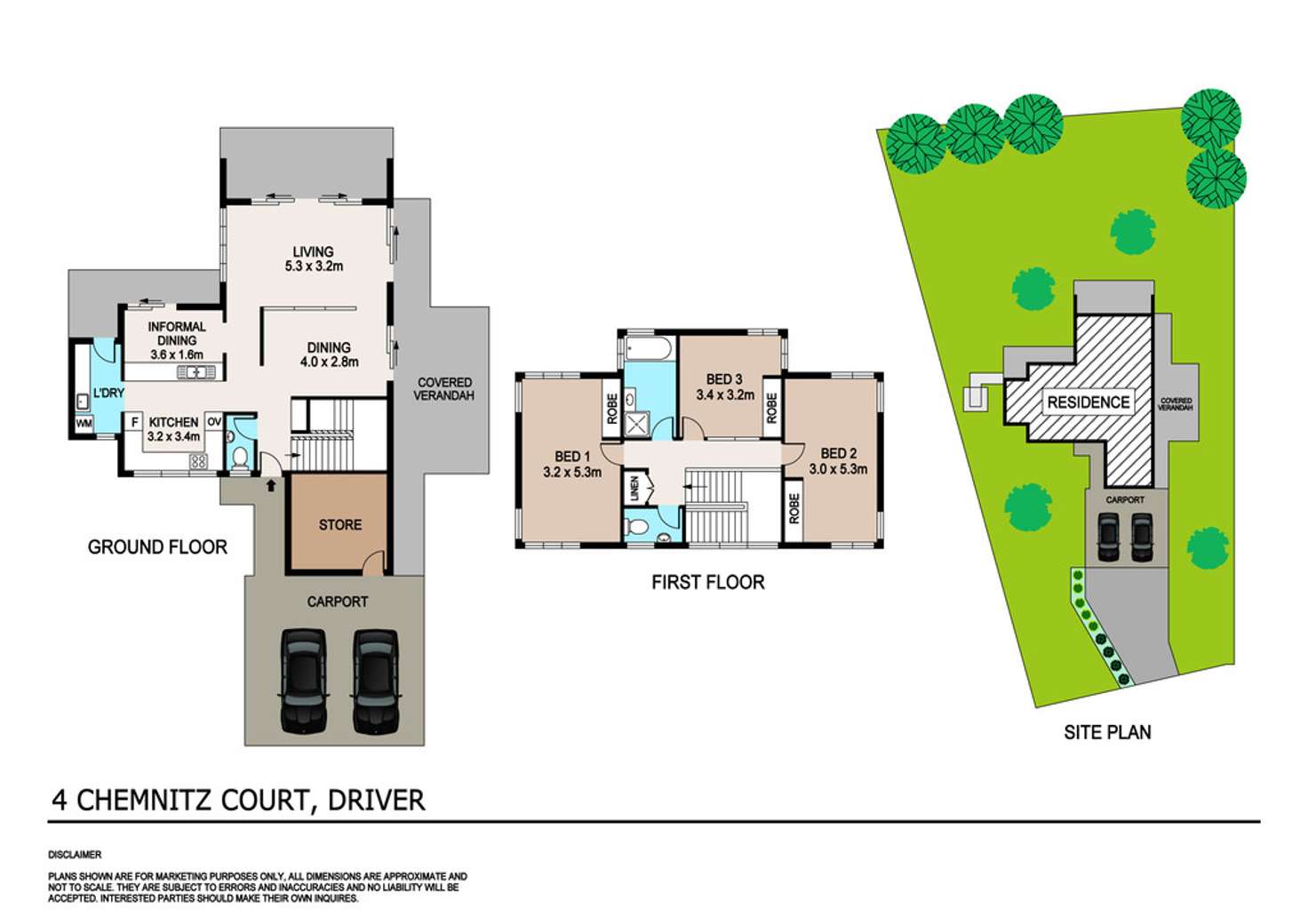 Floorplan of Homely house listing, 4 Chemnitz Court, Driver NT 830