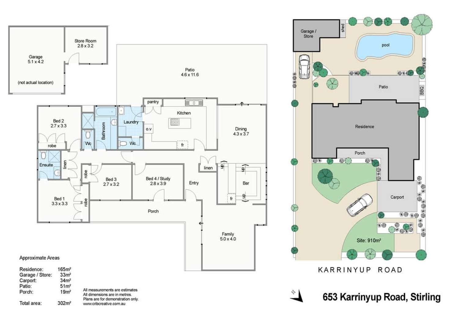 Floorplan of Homely house listing, 653 Karrinyup Rd, Stirling WA 6021