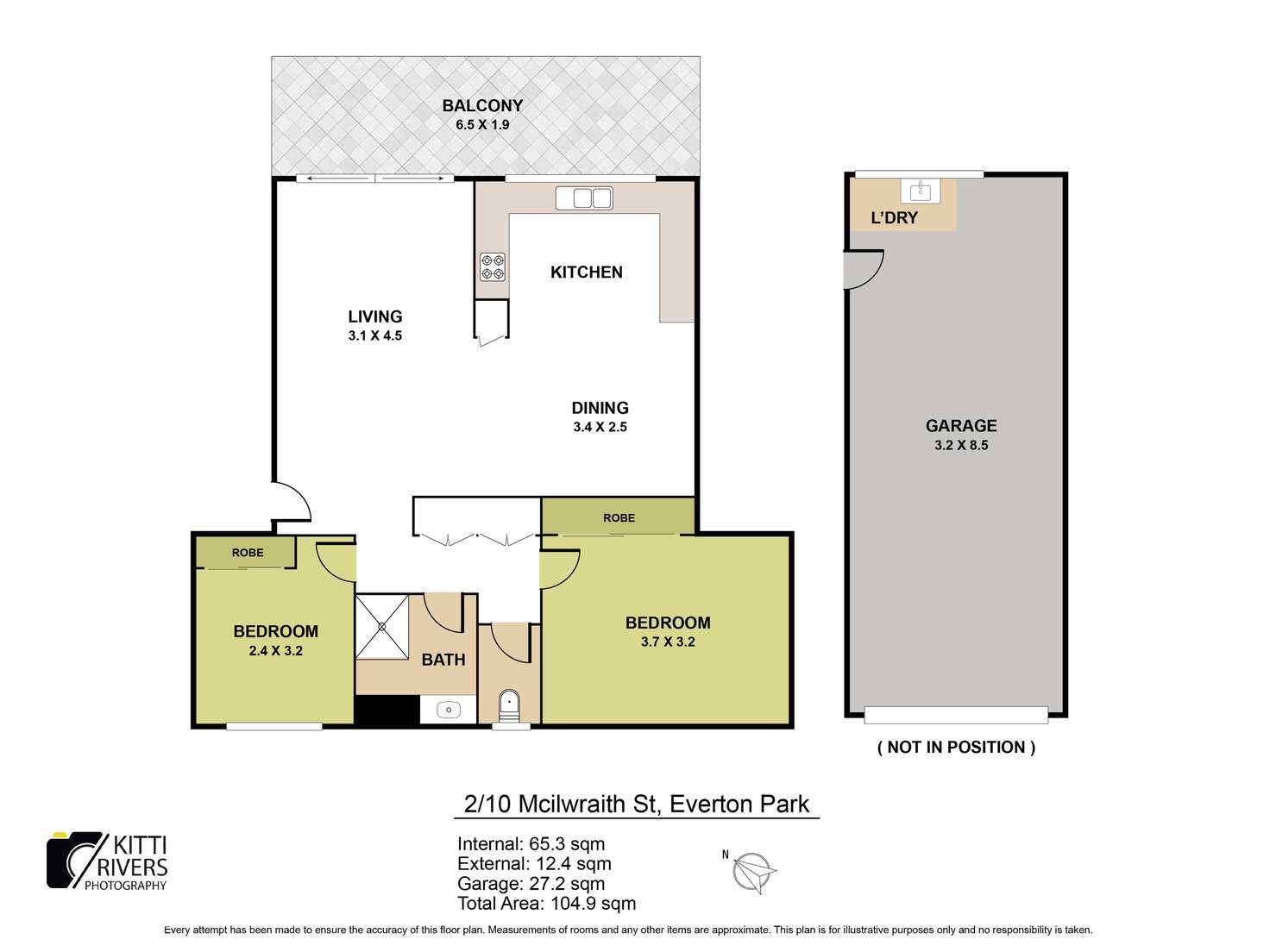 Floorplan of Homely unit listing, 2/10 Mcilwraith Street, Everton Park QLD 4053