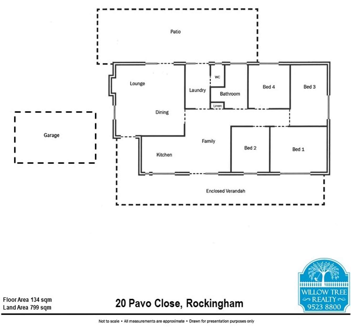 Floorplan of Homely house listing, 20 Pavo Close, Rockingham WA 6168