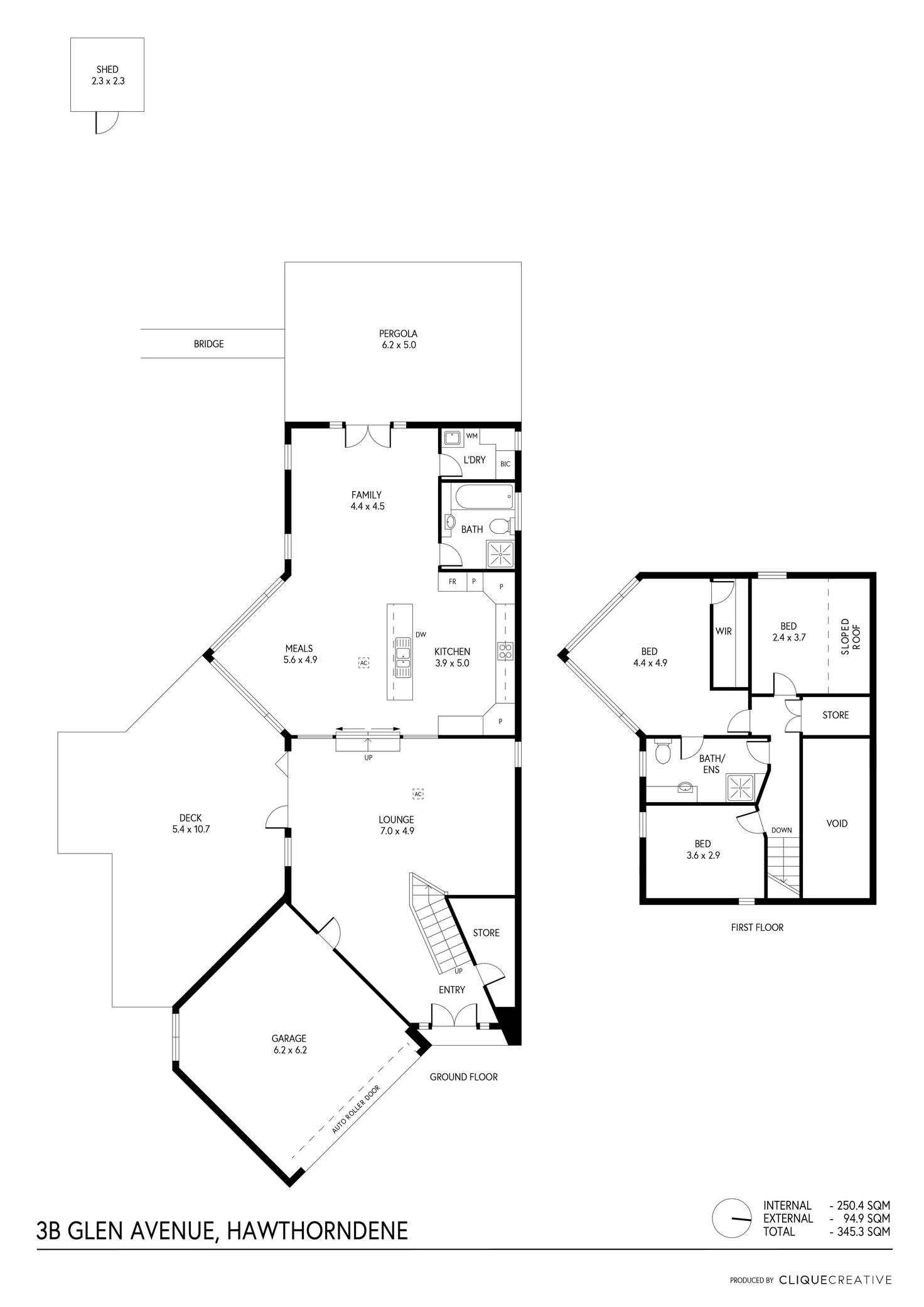 Floorplan of Homely house listing, 3B Glen Avenue, Hawthorndene SA 5051