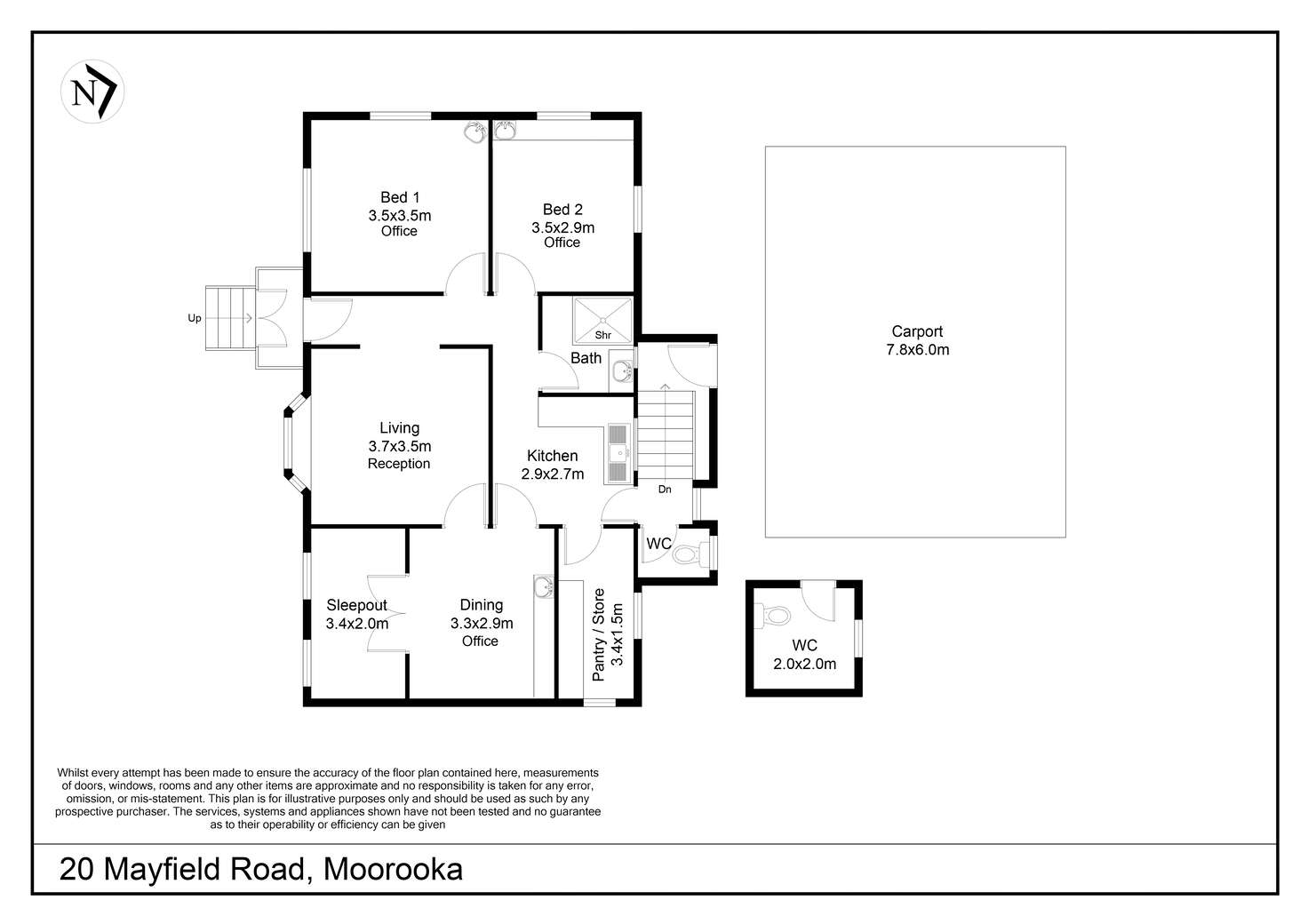 Floorplan of Homely house listing, 20 Mayfield Rd, Moorooka QLD 4105