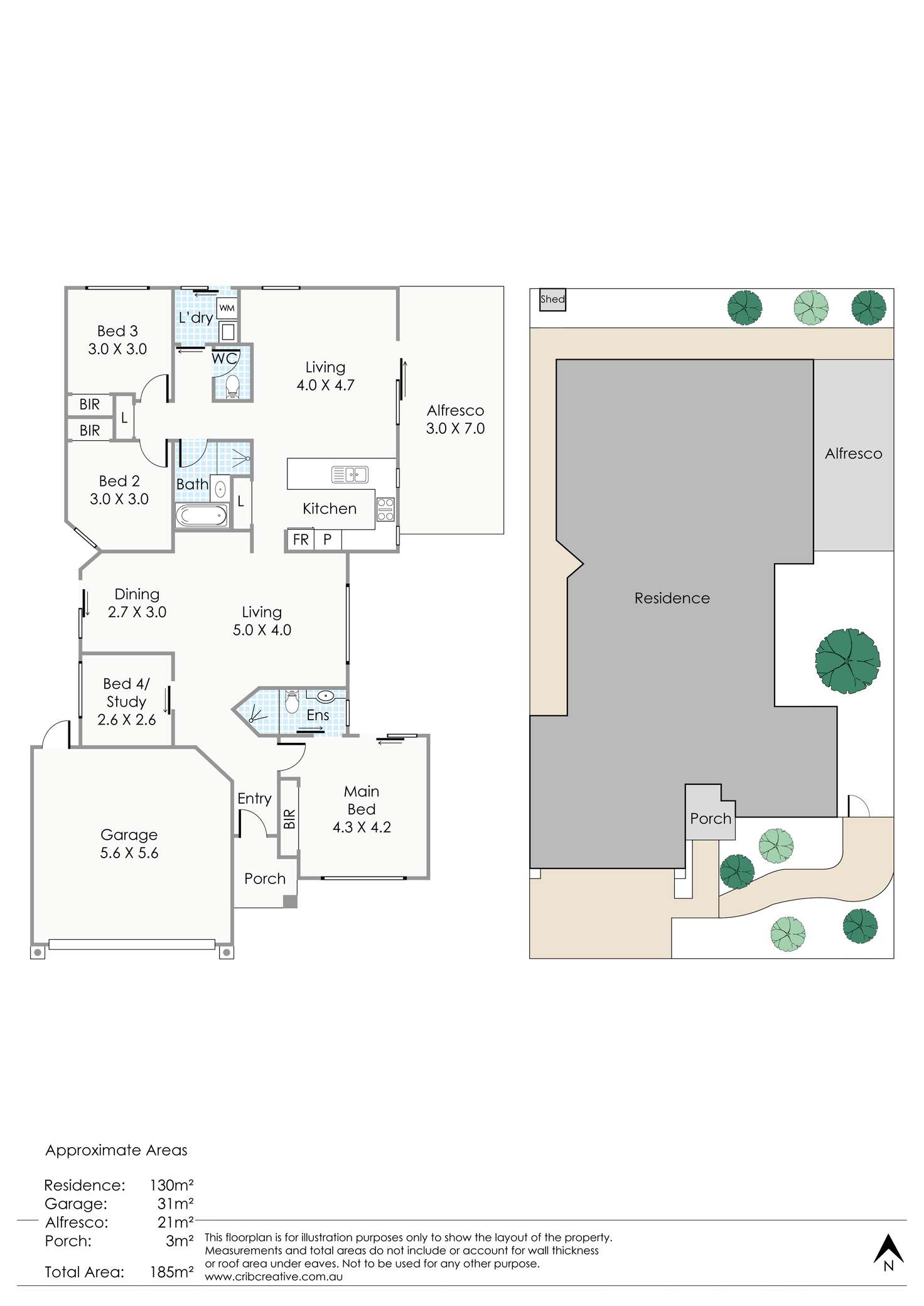Floorplan of Homely house listing, 6 Conlan Close, Mosman Park WA 6012