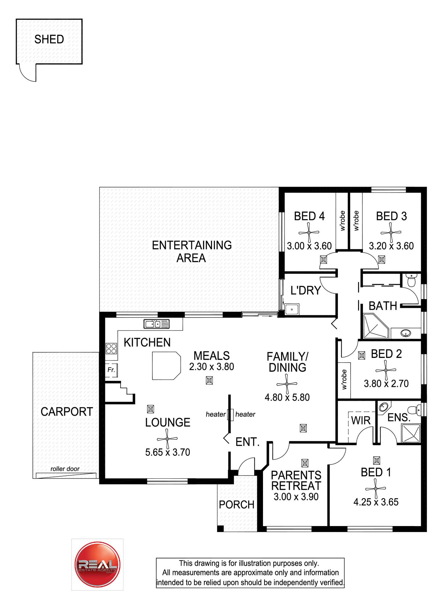 Floorplan of Homely house listing, 26 Tusmore Drive, Onkaparinga Hills SA 5163