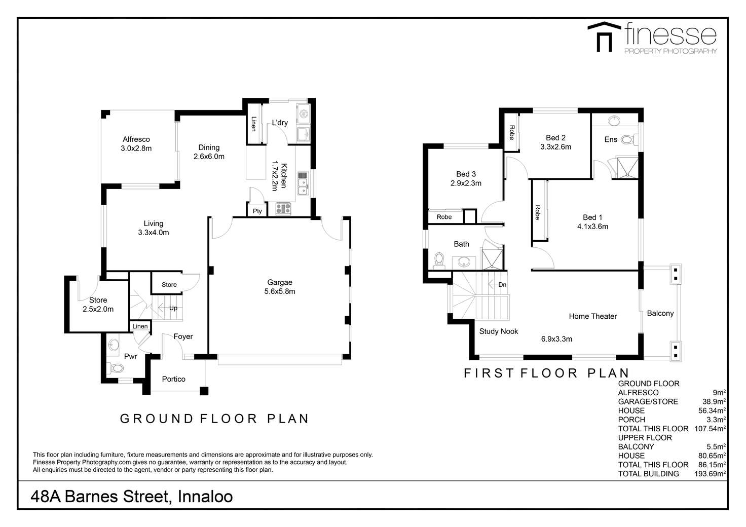Floorplan of Homely house listing, 48A Barnes Street, Innaloo WA 6018