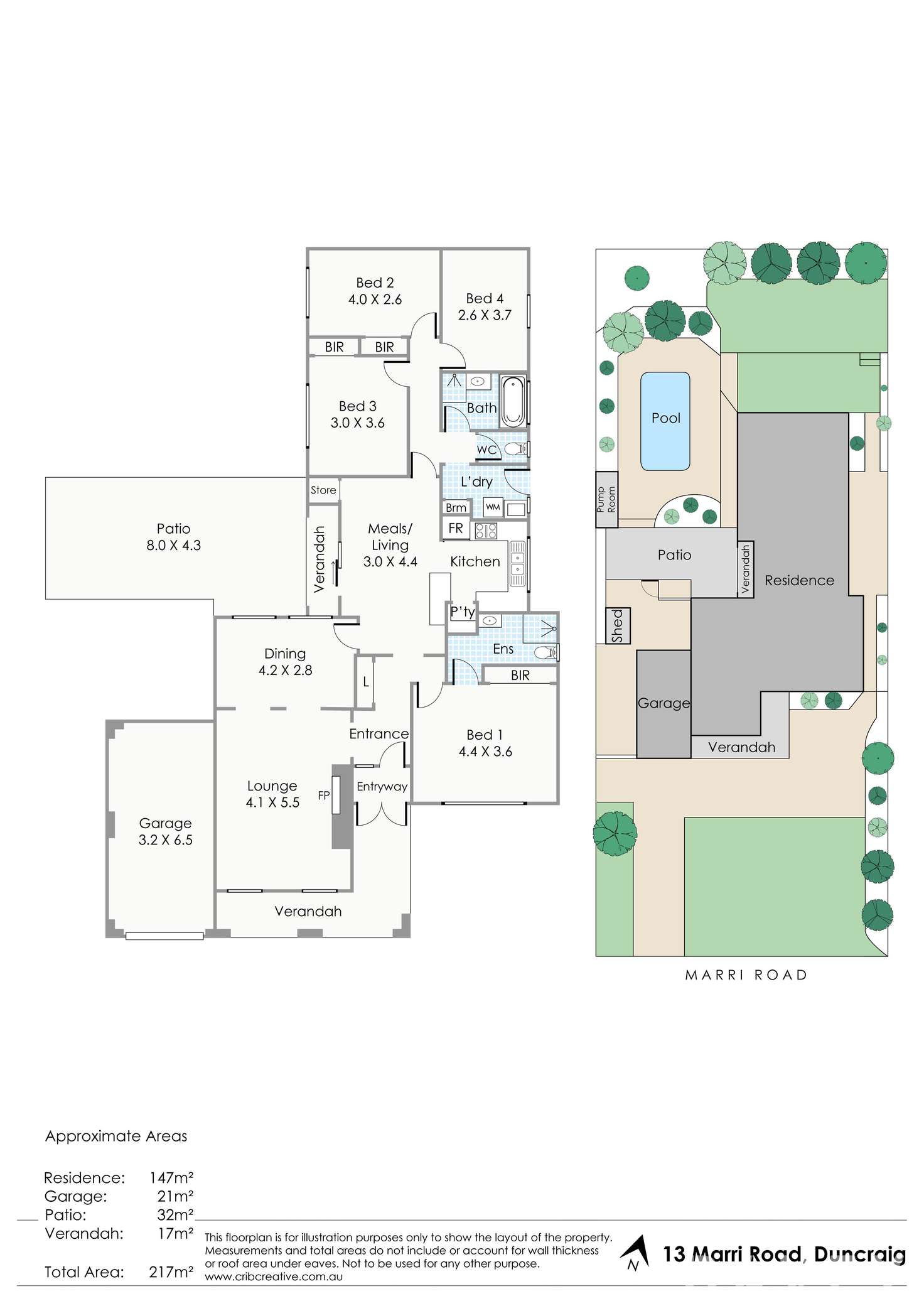 Floorplan of Homely house listing, 13 Marri Road, Duncraig WA 6023