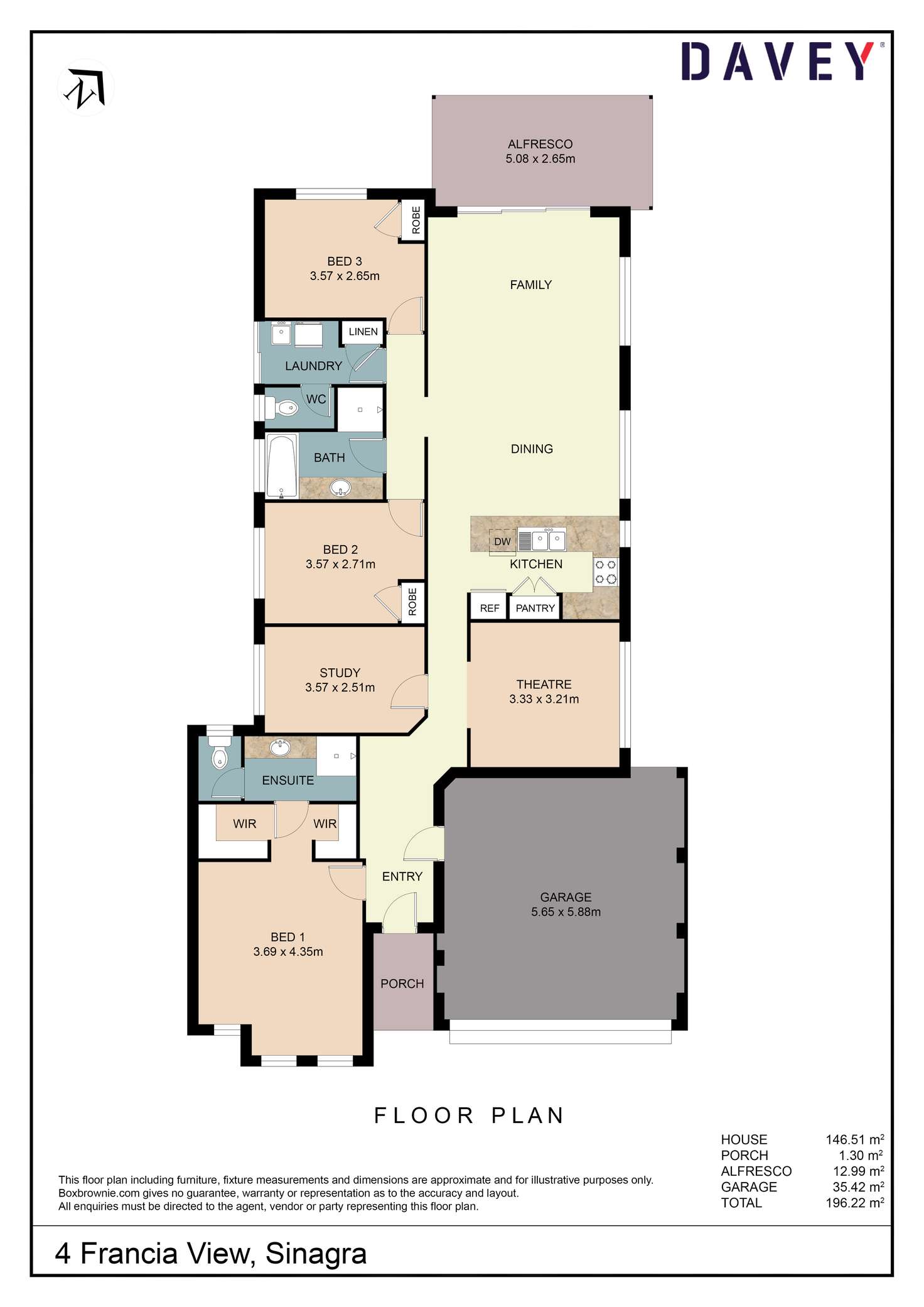 Floorplan of Homely house listing, 4 Francina View, Sinagra WA 6065