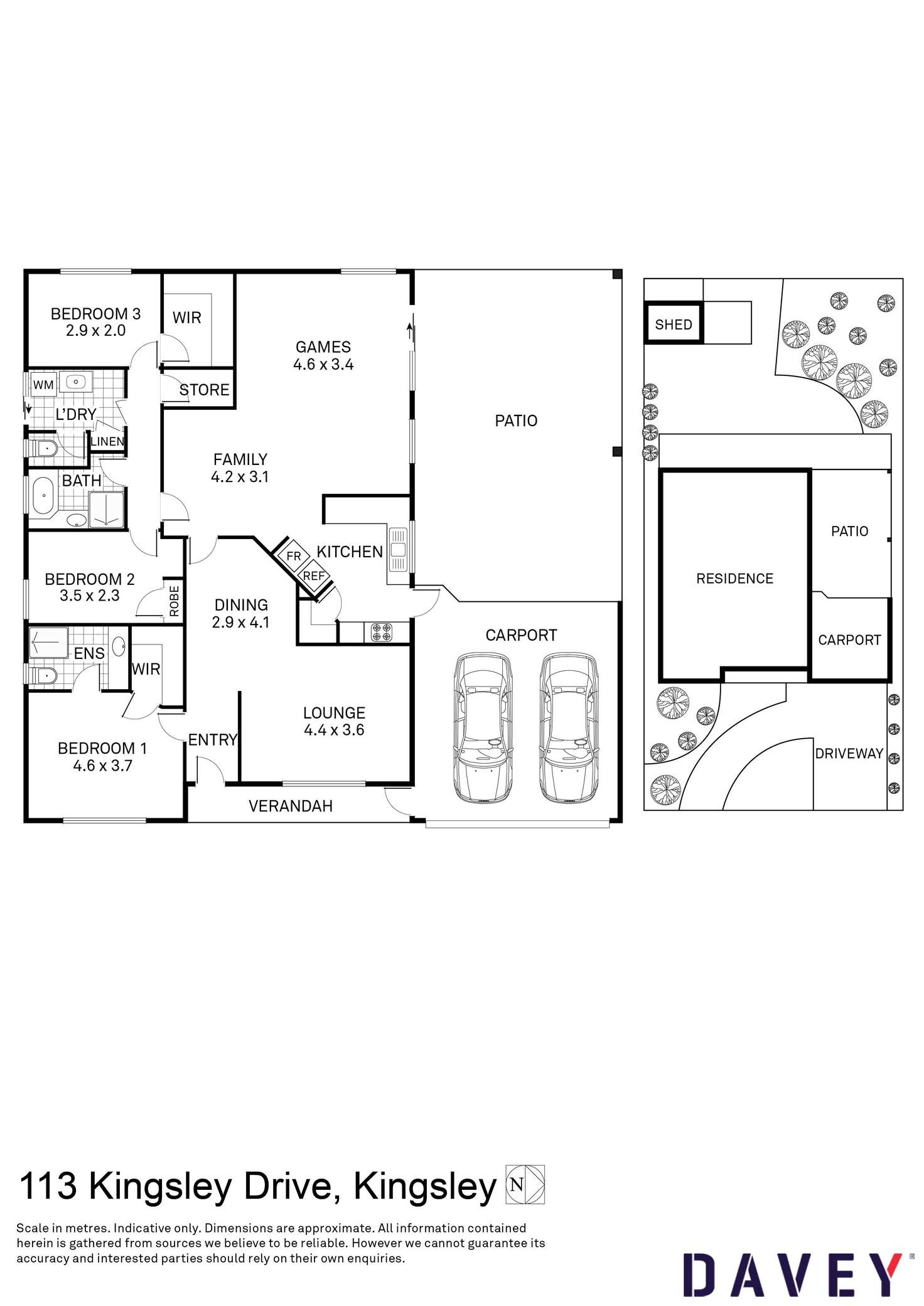 Floorplan of Homely house listing, 113 Kingsley Drive, Kingsley WA 6026