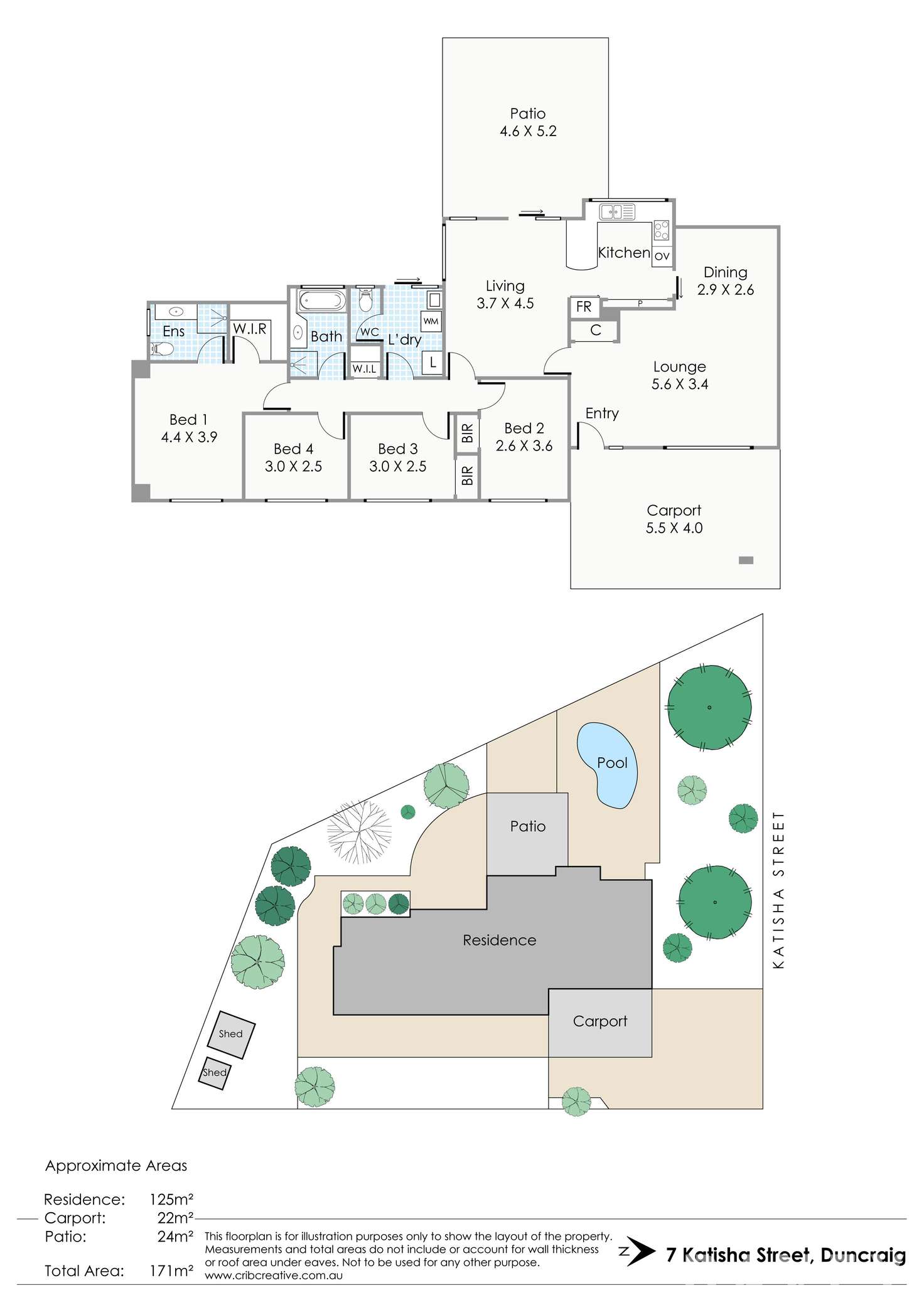 Floorplan of Homely house listing, 7 Katisha Street, Duncraig WA 6023