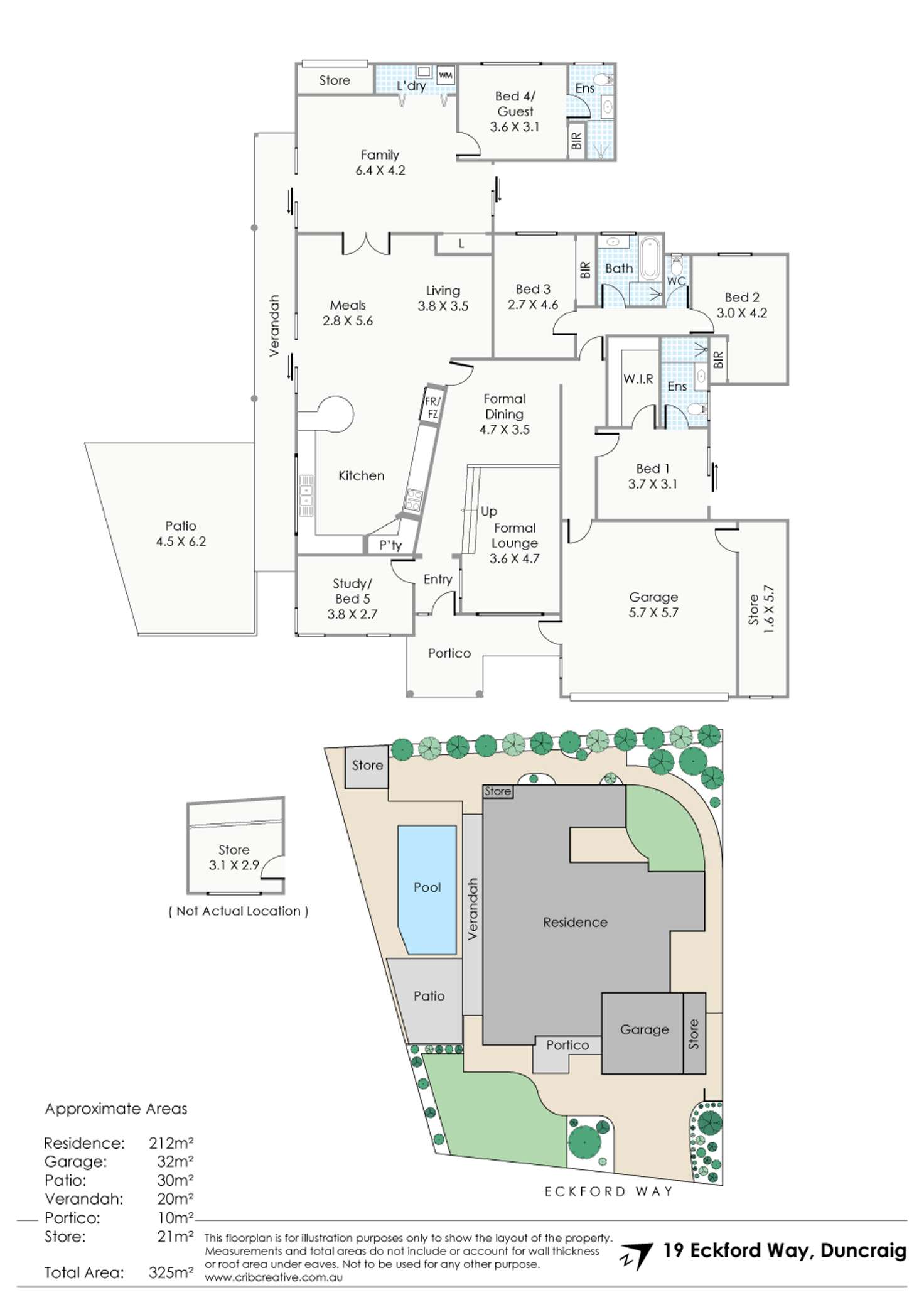 Floorplan of Homely house listing, 19 Eckford Way, Duncraig WA 6023