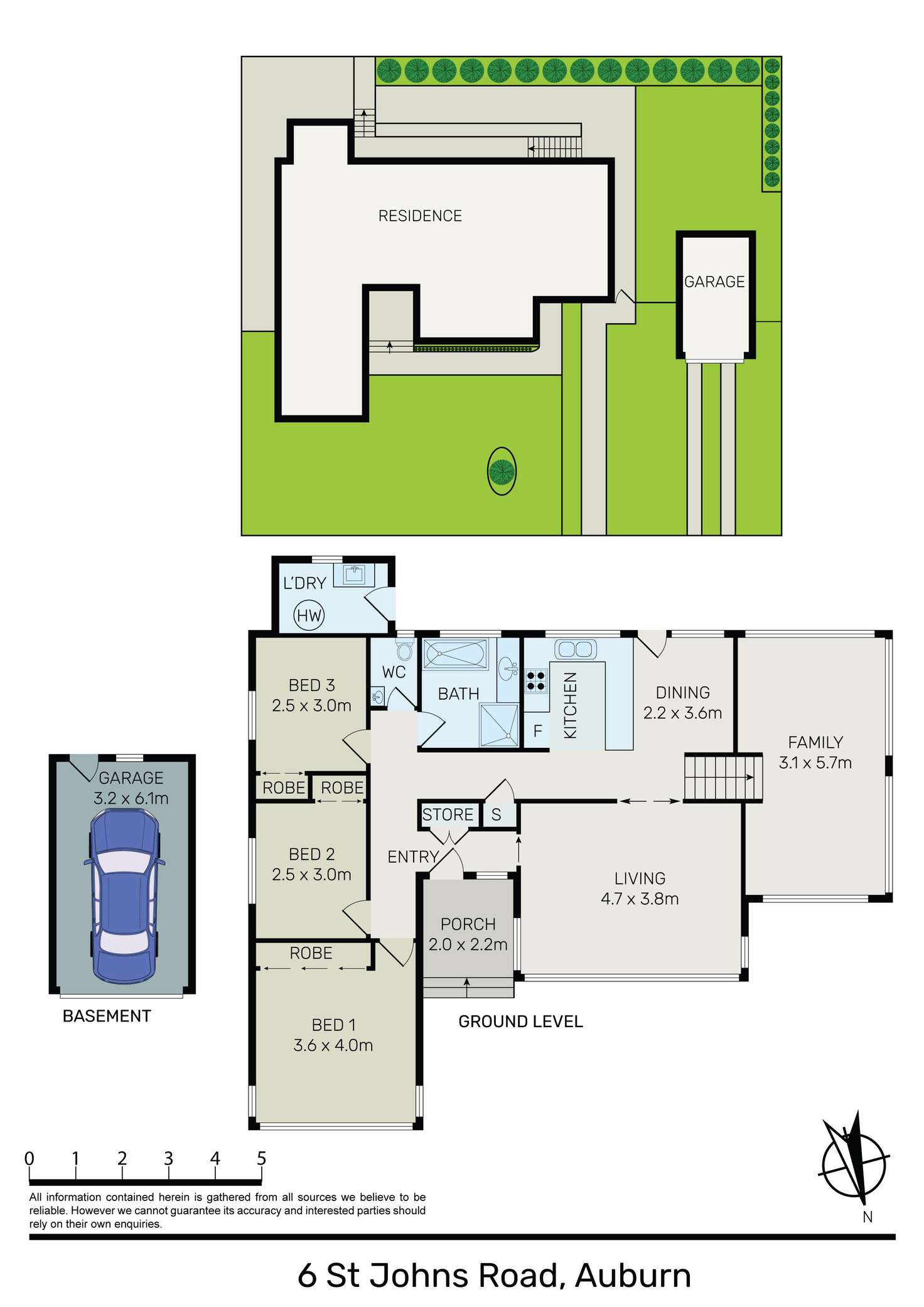 Floorplan of Homely house listing, 6 ST JOHNS ROAD, Auburn NSW 2144