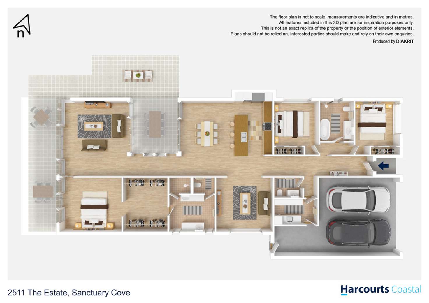 Floorplan of Homely house listing, 2511 The Estate, Sanctuary Cove QLD 4212