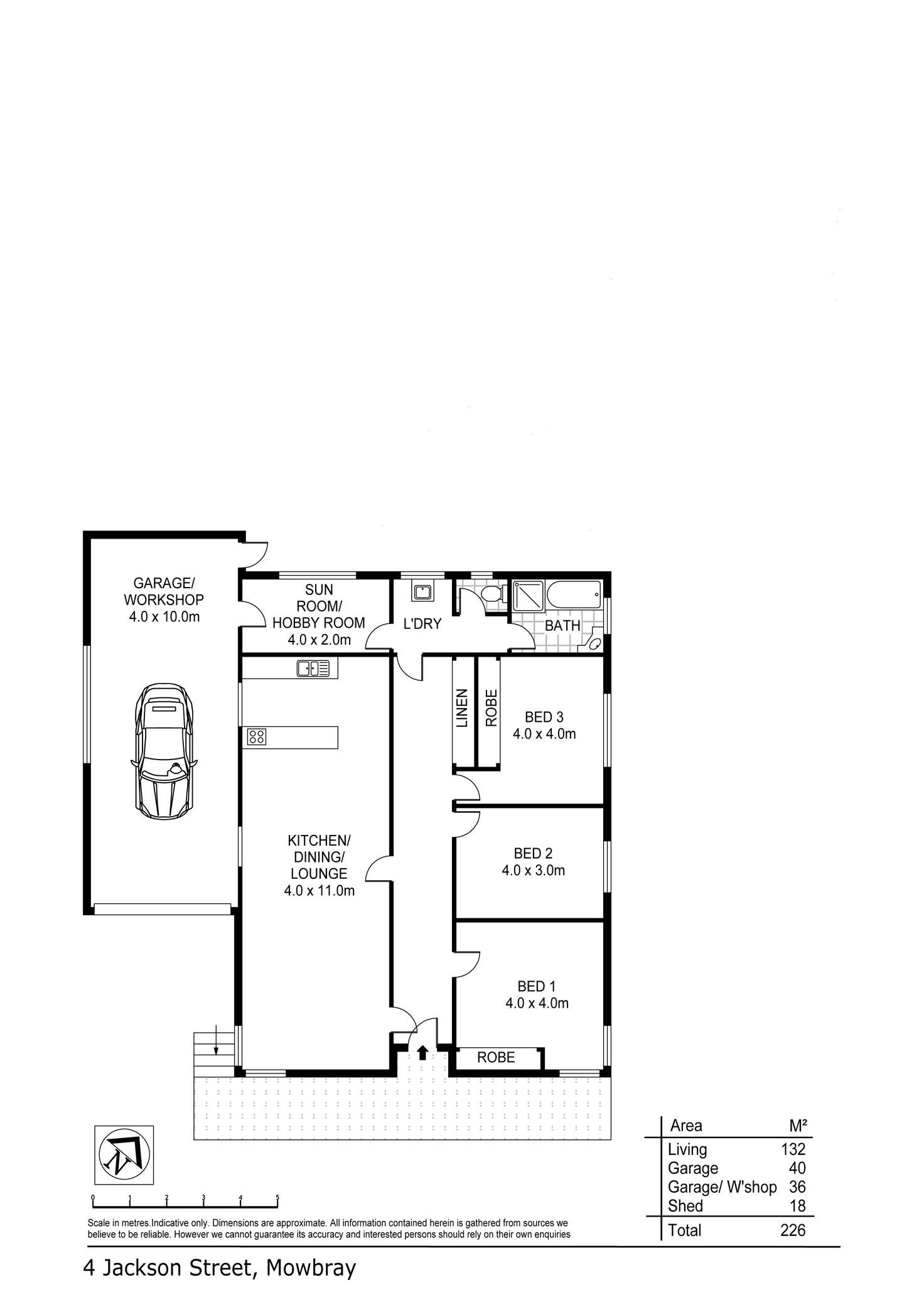 Floorplan of Homely house listing, 4 Jackson Street, Mowbray TAS 7248