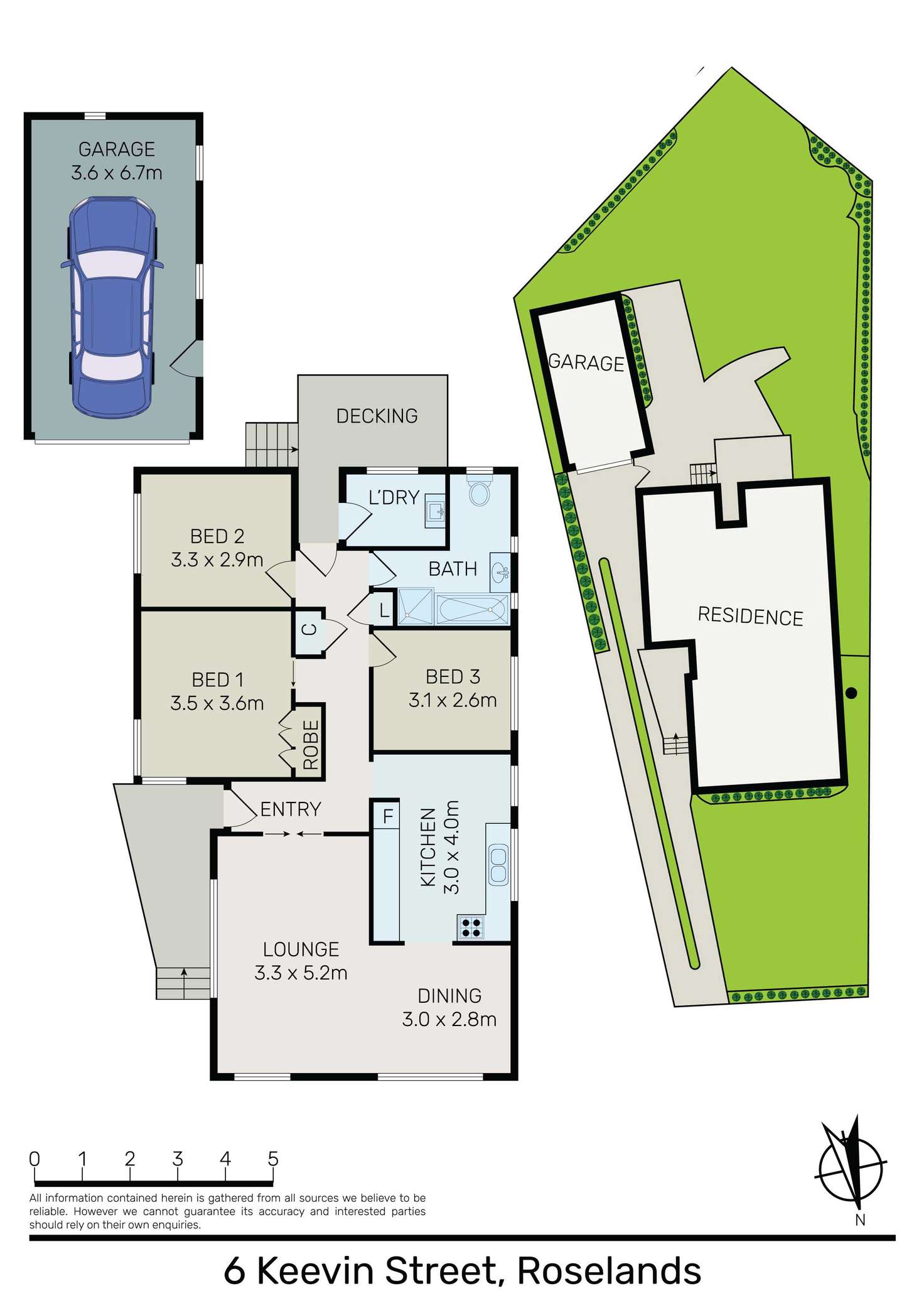 Floorplan of Homely house listing, 6 Keevin Street, Roselands NSW 2196