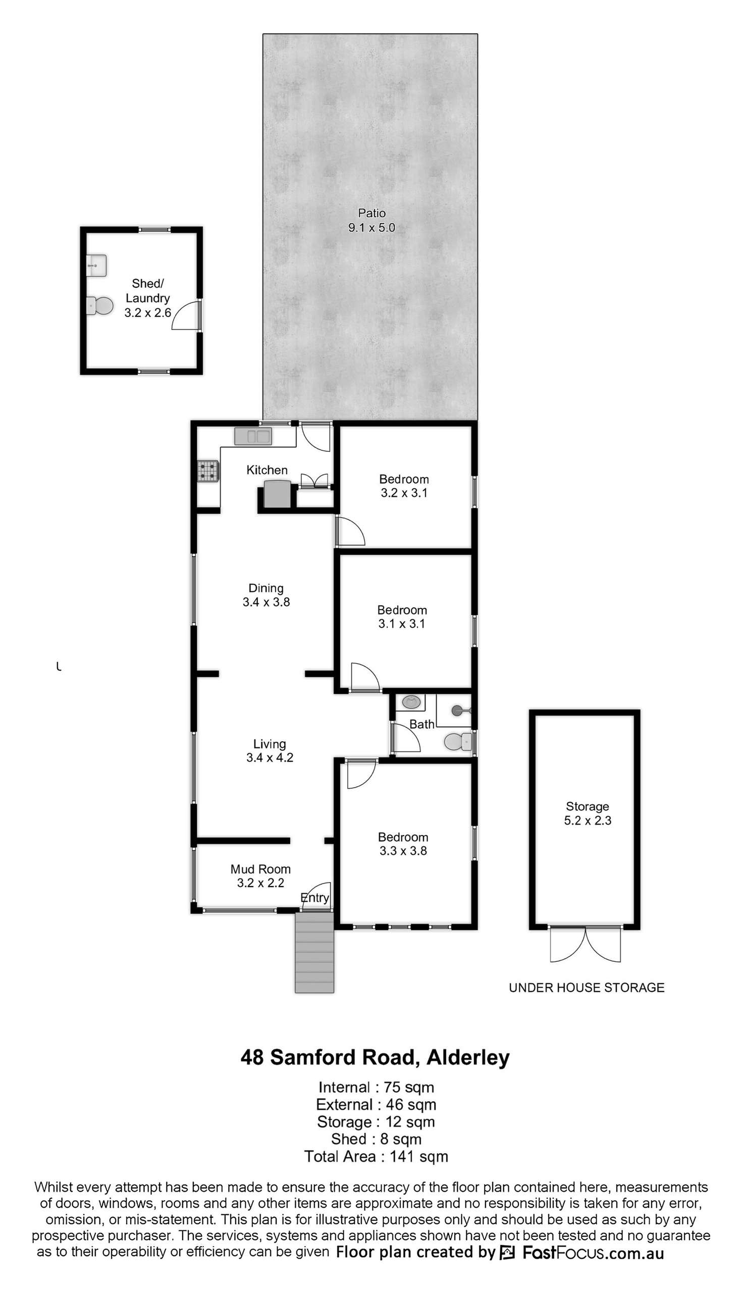 Floorplan of Homely house listing, 48 Samford Road, Alderley QLD 4051