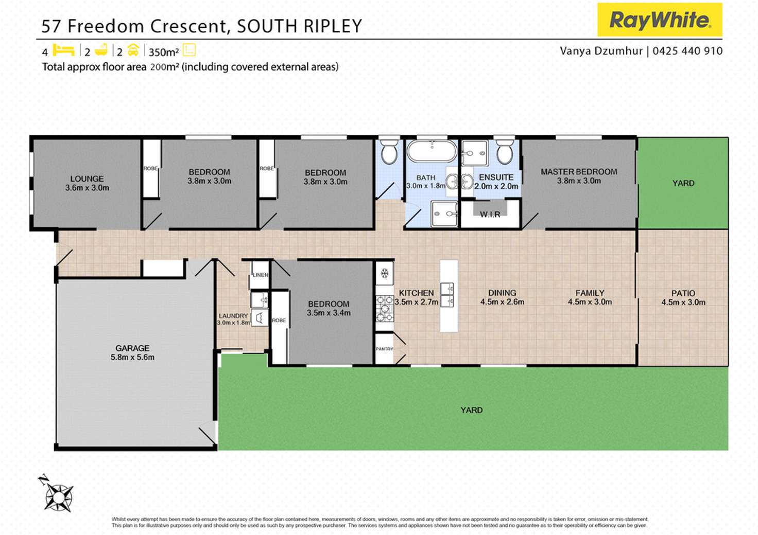 Floorplan of Homely house listing, 57 Freedom Crescent, South Ripley QLD 4306