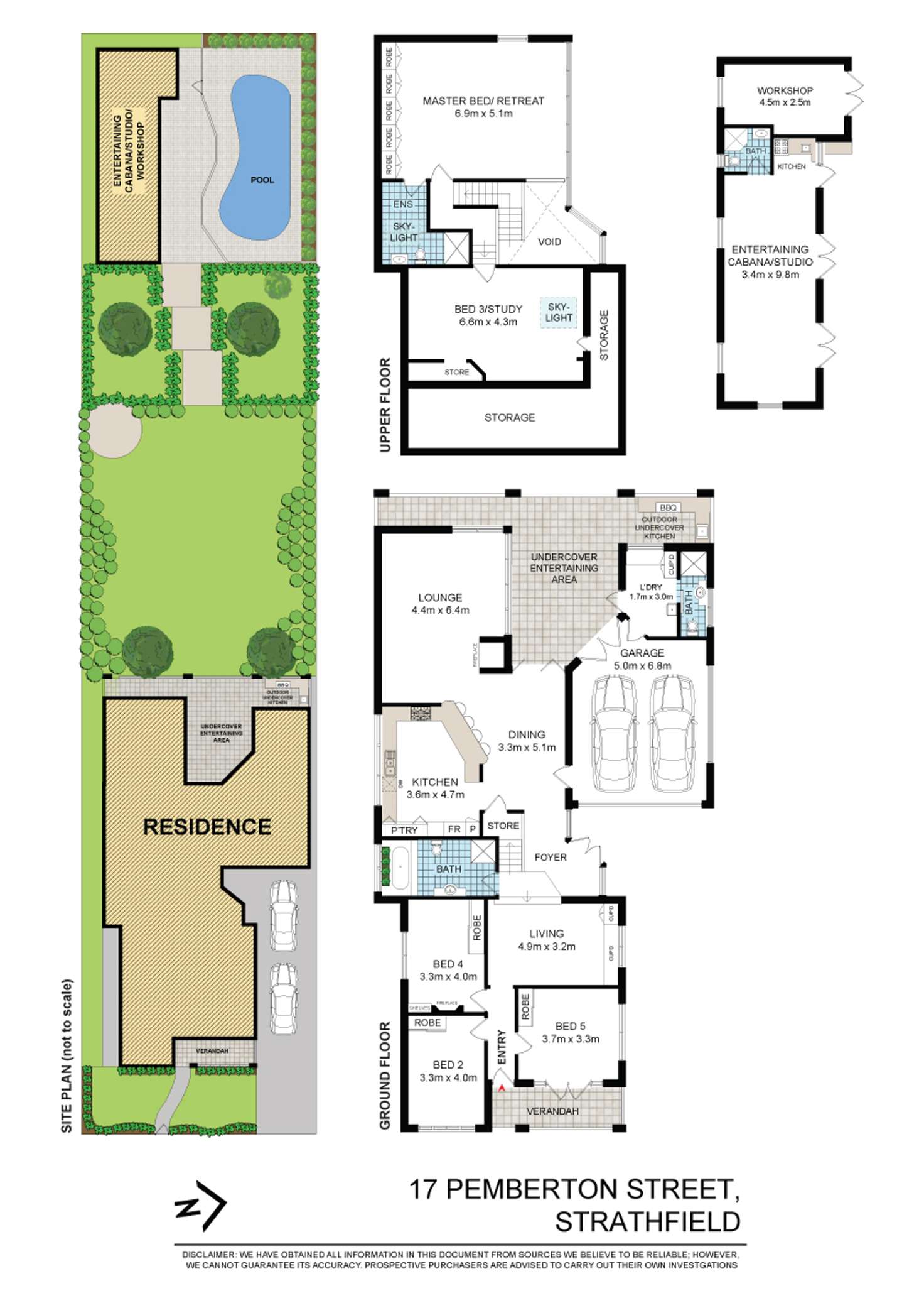 Floorplan of Homely house listing, 17 PEMBERTON STREET, Strathfield NSW 2135