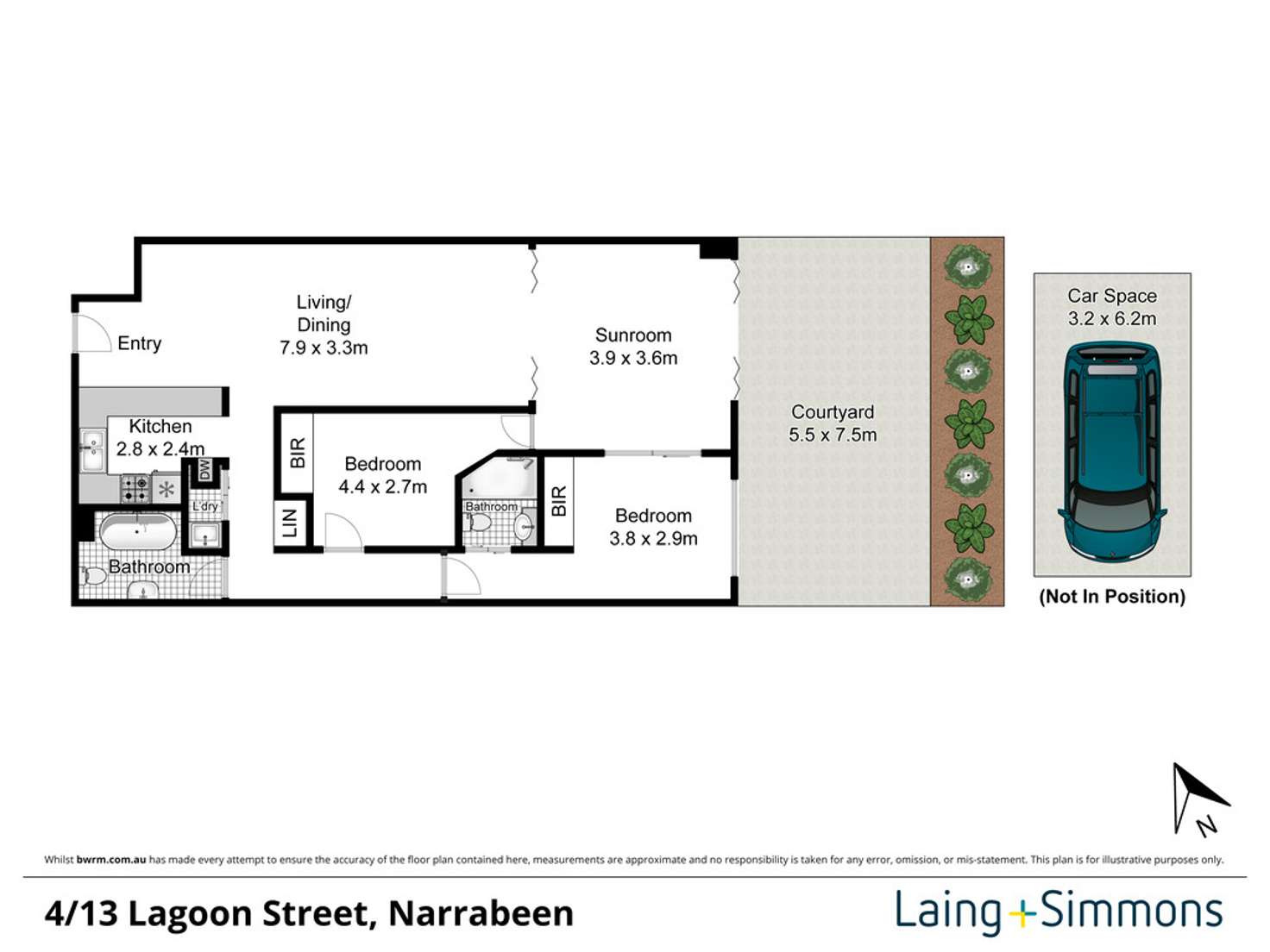 Floorplan of Homely apartment listing, 4/13 Lagoon Street, Narrabeen NSW 2101