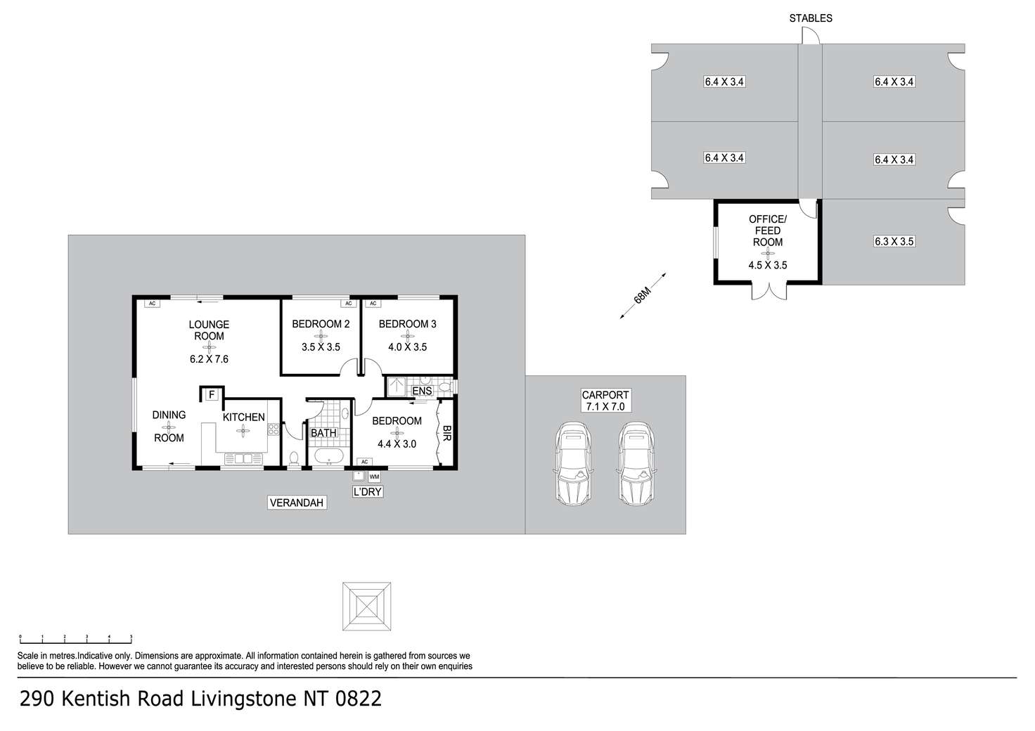 Floorplan of Homely house listing, 290 Kentish Road, Livingstone NT 822