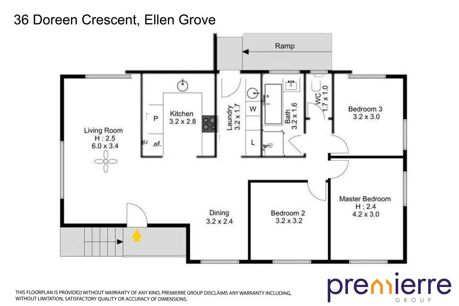 Floorplan of Homely house listing, 36 Doreen Crescent, Ellen Grove QLD 4078