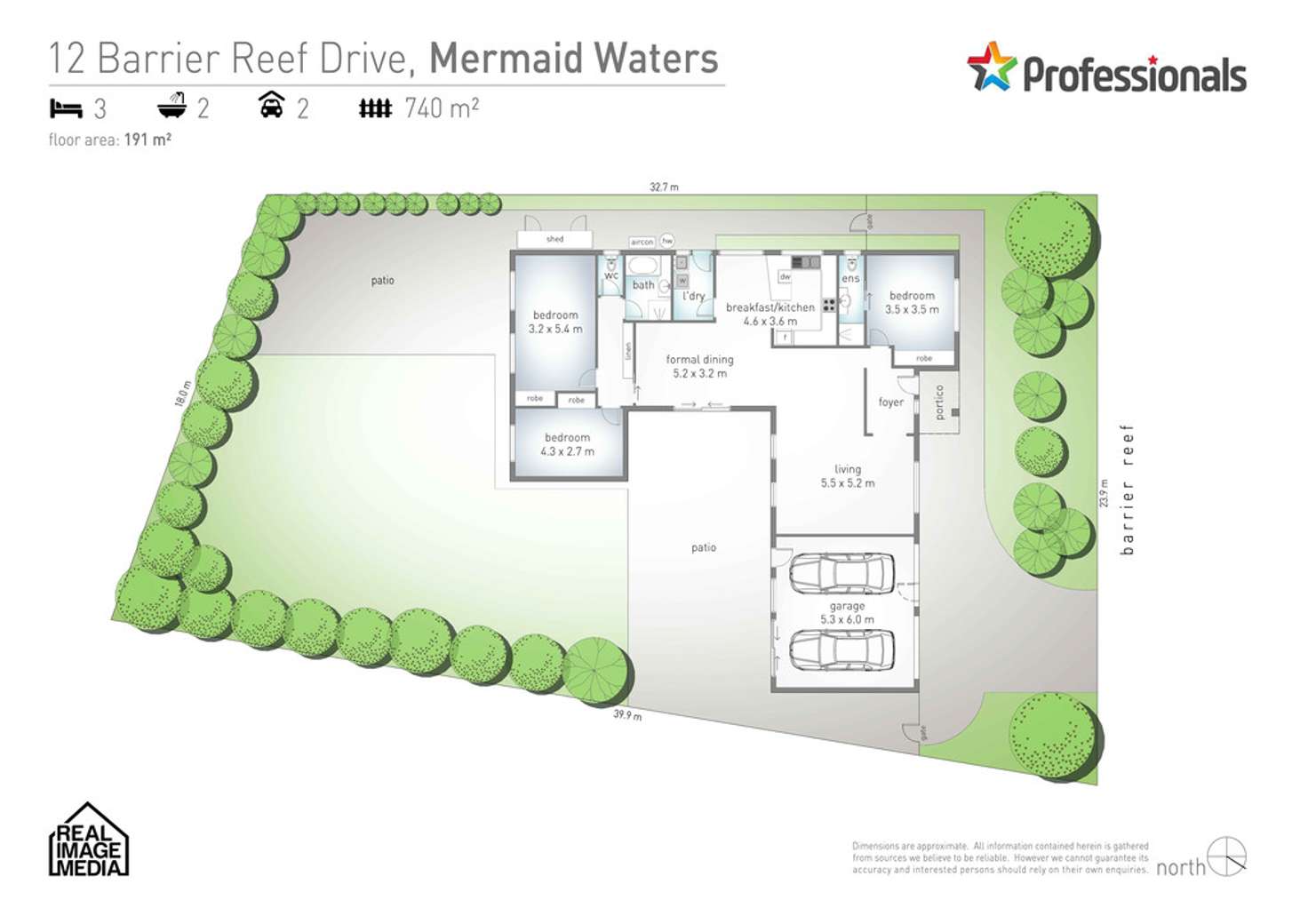 Floorplan of Homely house listing, 12 Barrier Reef Drive, Mermaid Waters QLD 4218