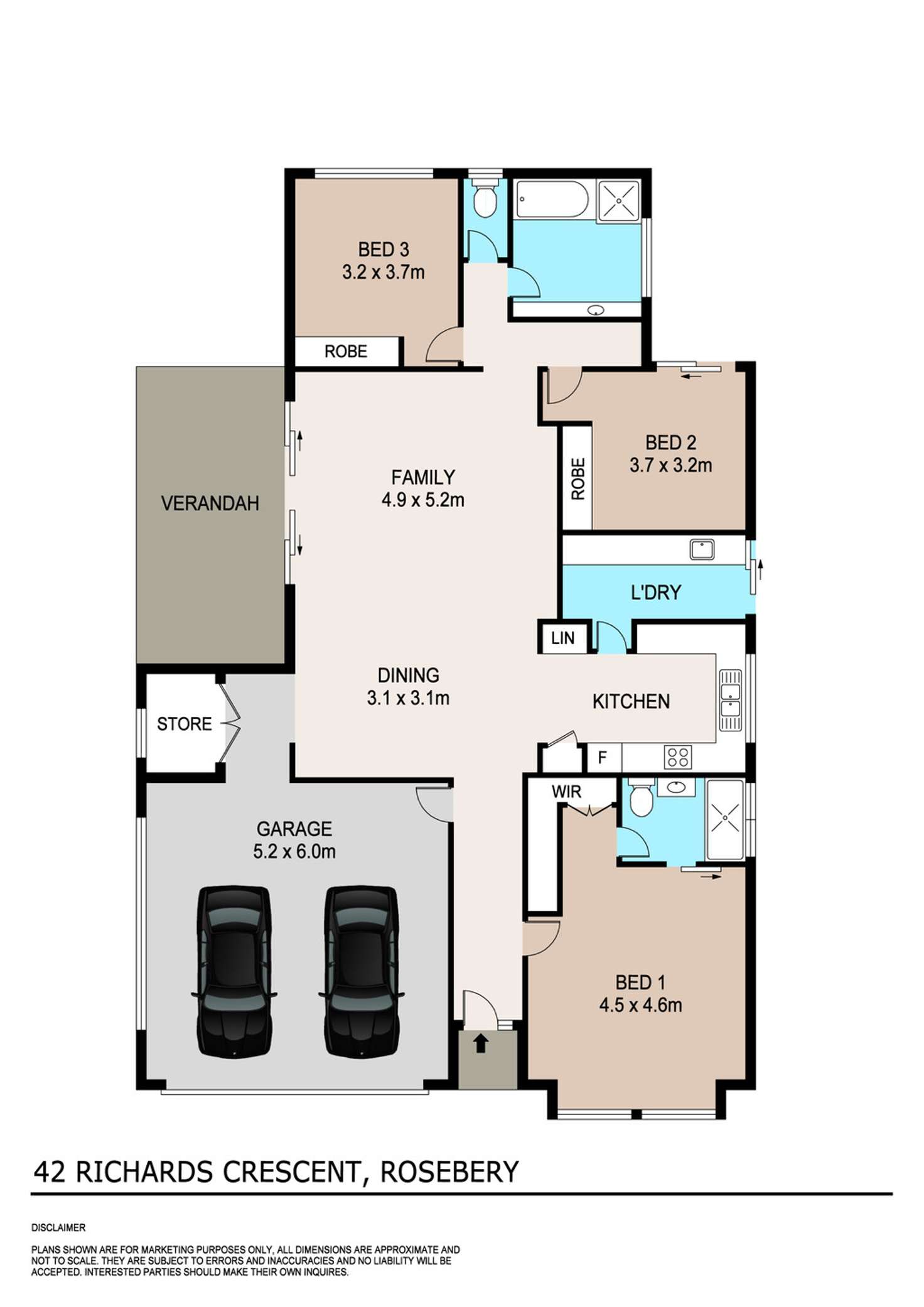 Floorplan of Homely house listing, 42 Richards Crescent, Rosebery NT 832