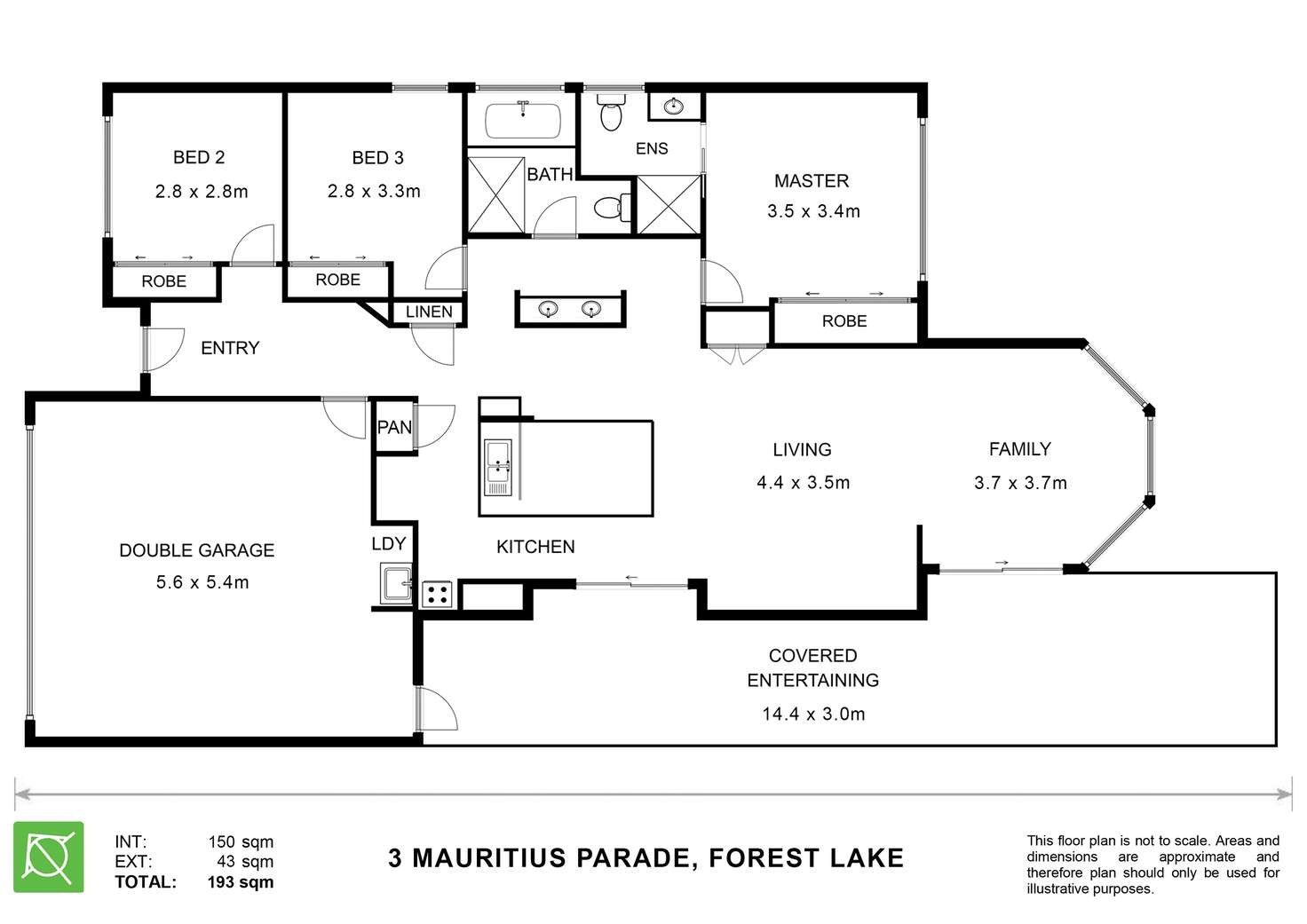 Floorplan of Homely house listing, 3 Mauritius Parade, Forest Lake QLD 4078