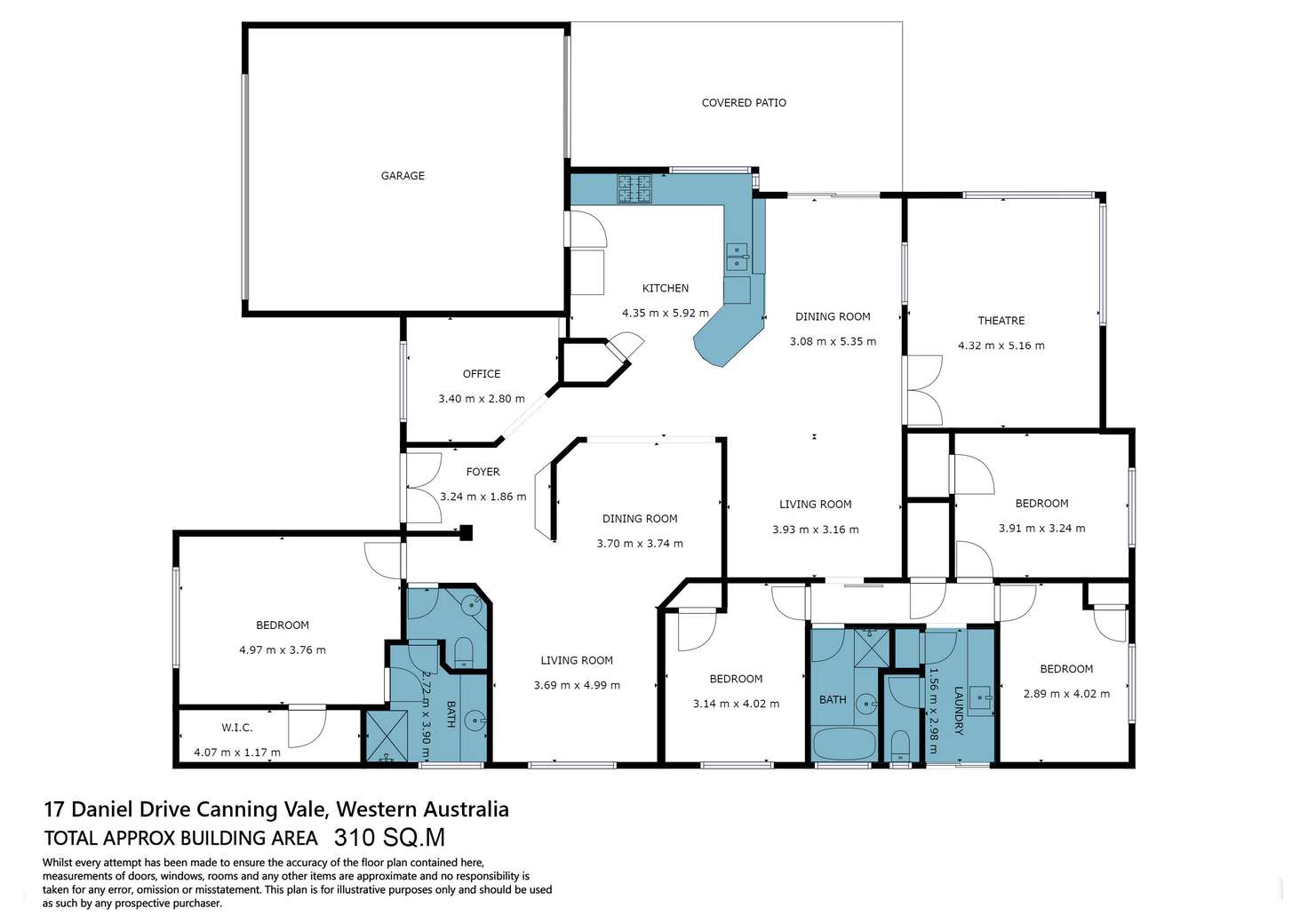 Floorplan of Homely house listing, 17 Daniel Drive, Canning Vale WA 6155