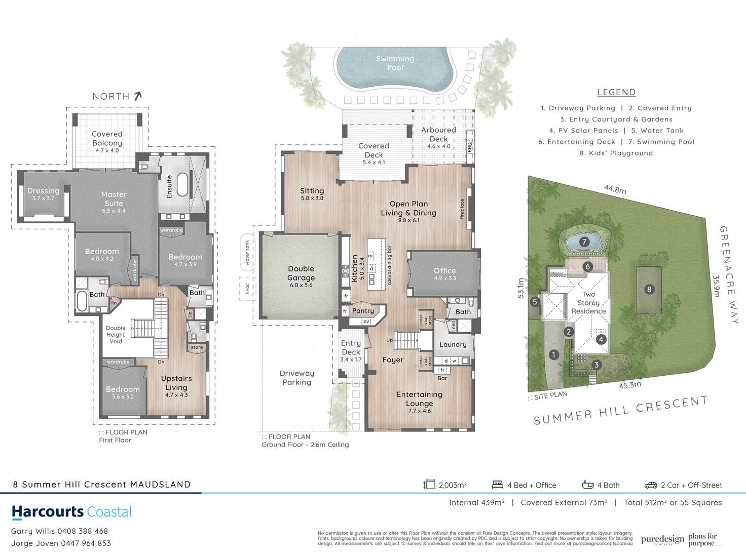 Floorplan of Homely house listing, 8 Summer Hill Crescent, Maudsland QLD 4210
