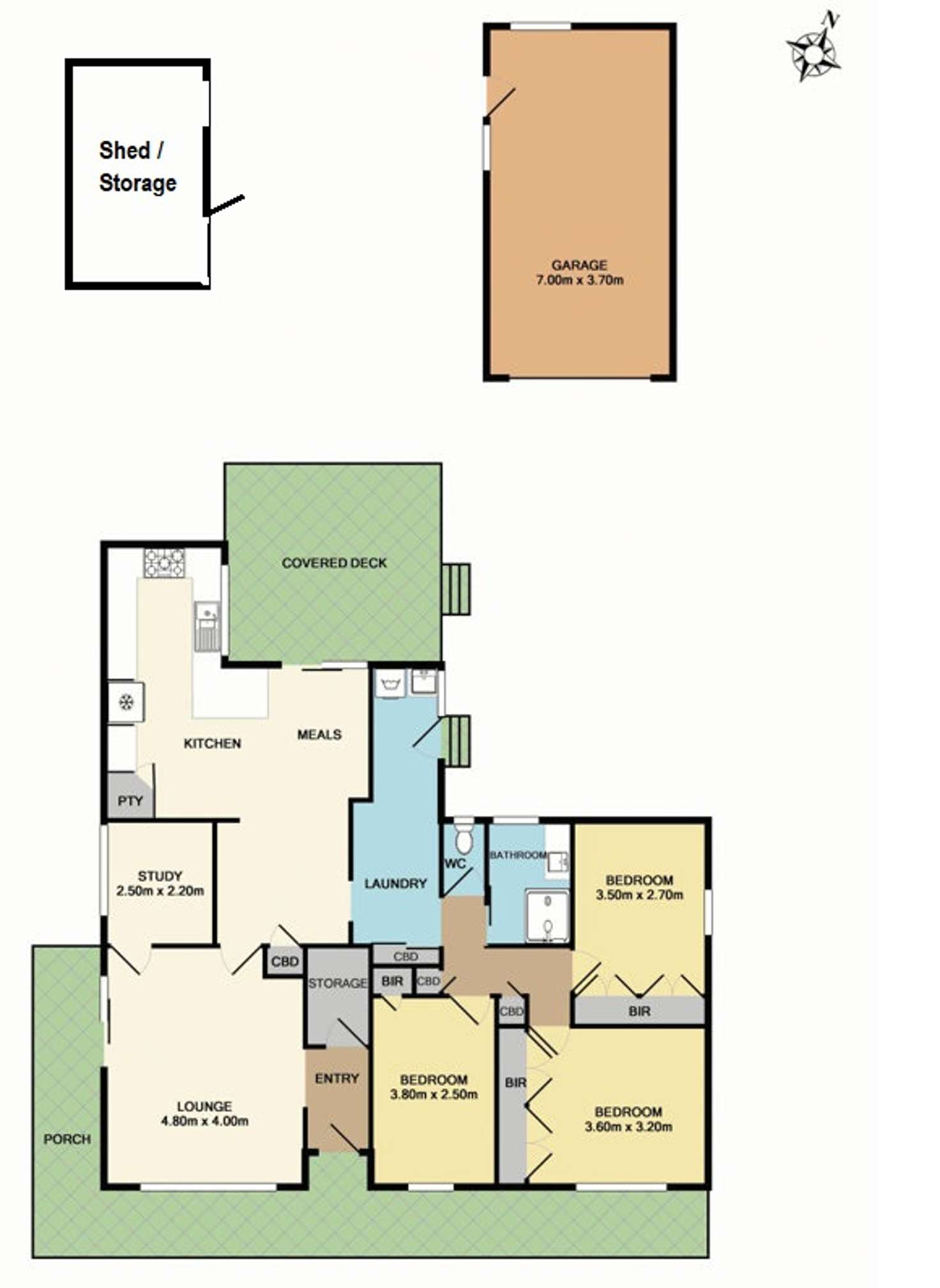 Floorplan of Homely house listing, 17 Johnson Drive, Ferntree Gully VIC 3156