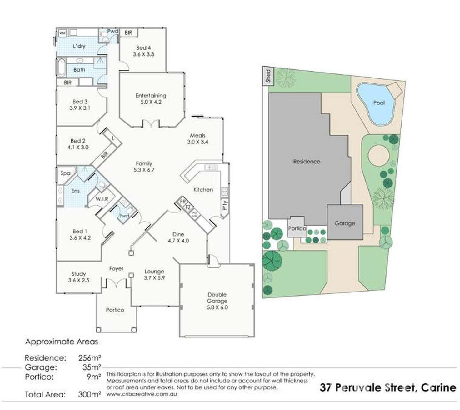Floorplan of Homely house listing, 37 Peruvale Street, Carine WA 6020