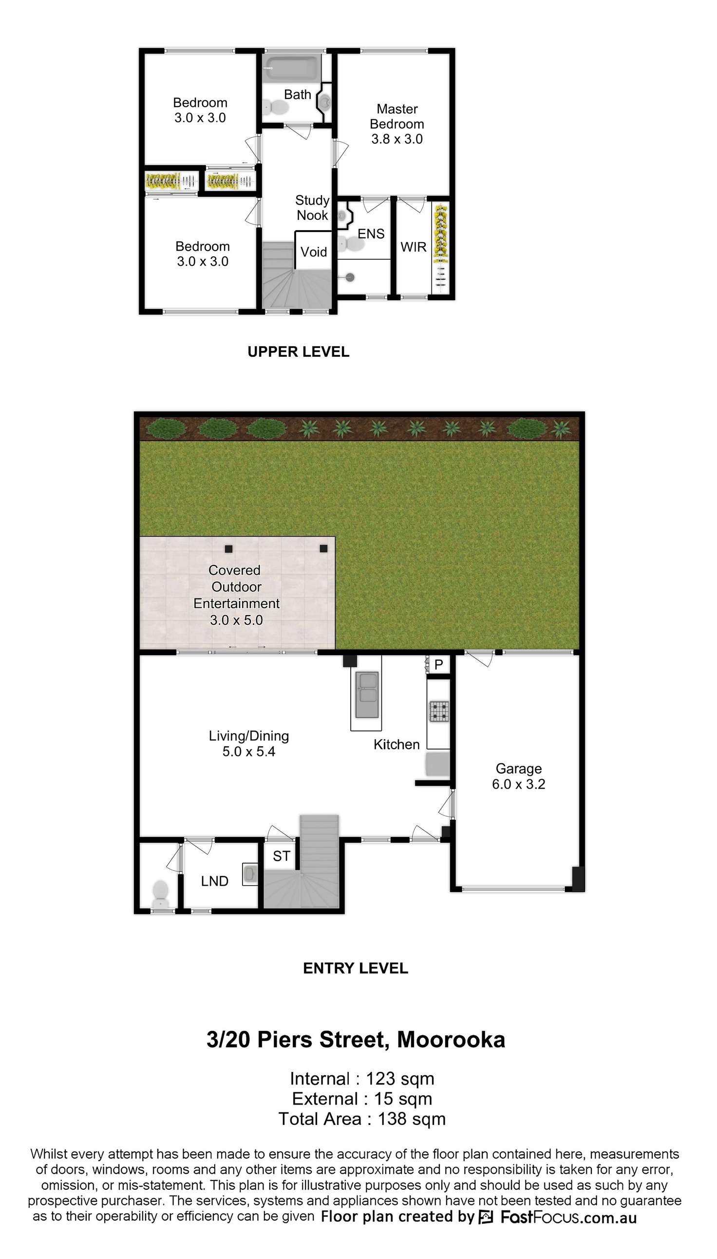 Floorplan of Homely townhouse listing, 3/20 Piers Street, Moorooka QLD 4105