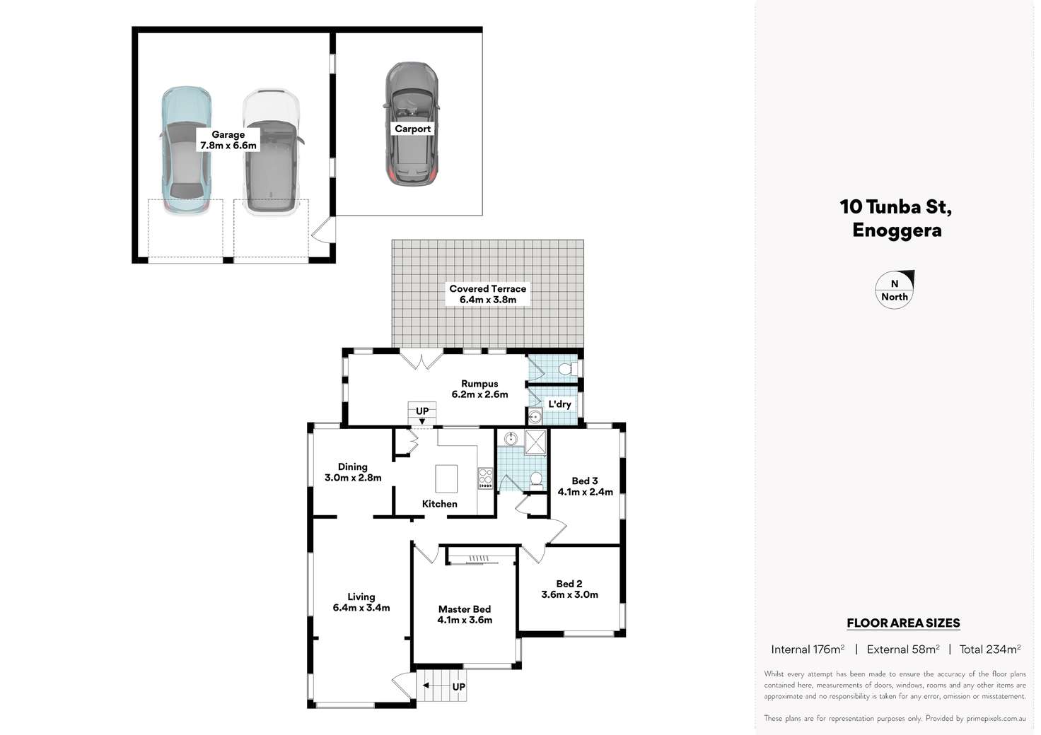 Floorplan of Homely house listing, 10 Tunba Street, Enoggera QLD 4051