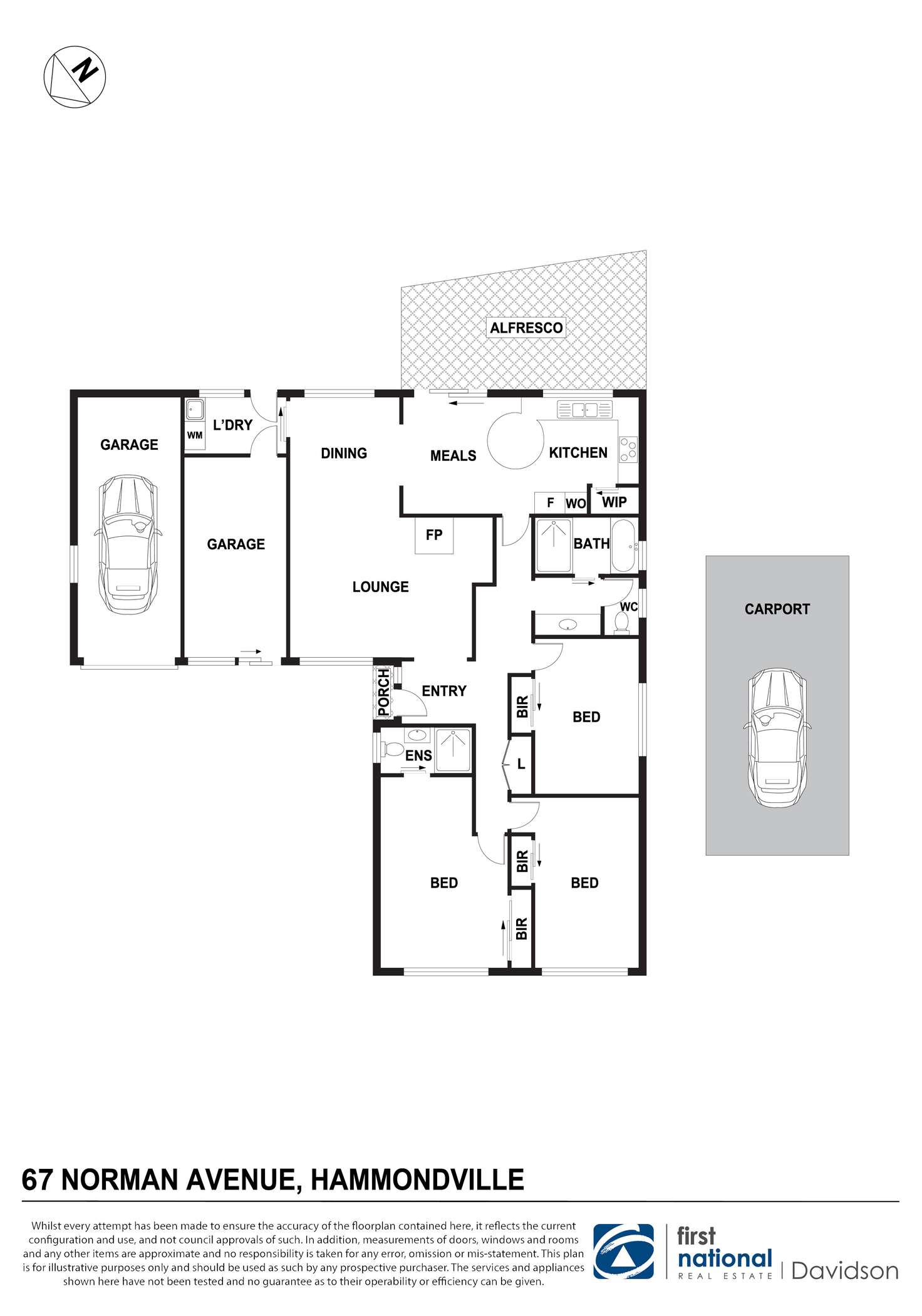 Floorplan of Homely house listing, 67 Norman Ave, Hammondville NSW 2170