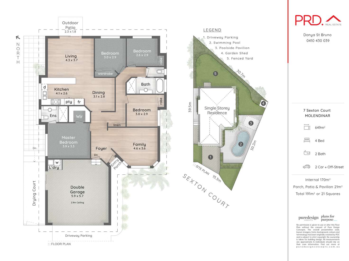 Floorplan of Homely house listing, 7 Sexton Court, Molendinar QLD 4214