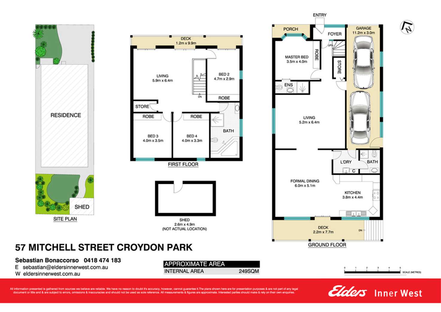 Floorplan of Homely house listing, 57 Mitchell Street, Croydon Park NSW 2133