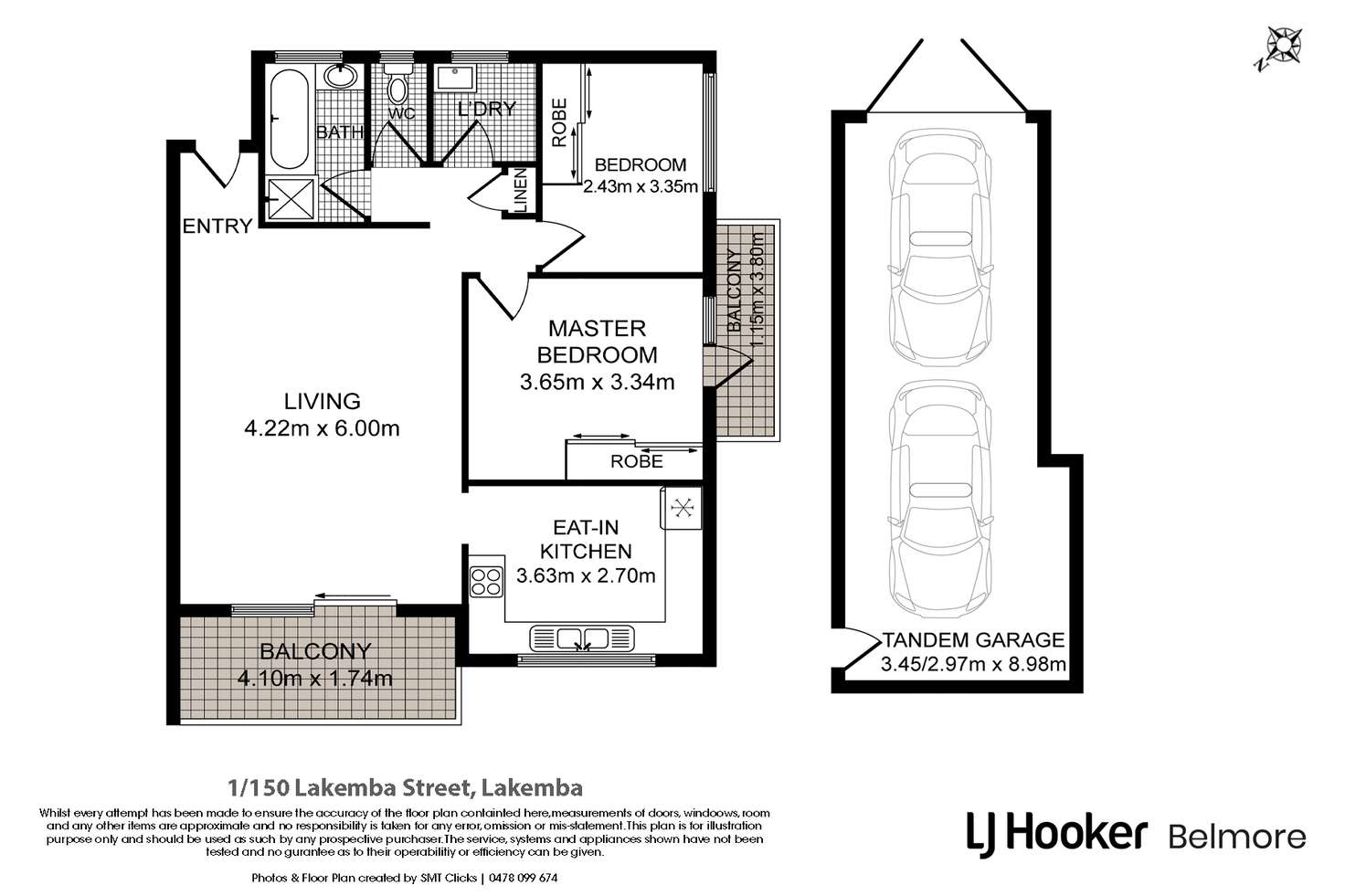 Floorplan of Homely apartment listing, 1/150-152 Lakemba Street, Lakemba NSW 2195